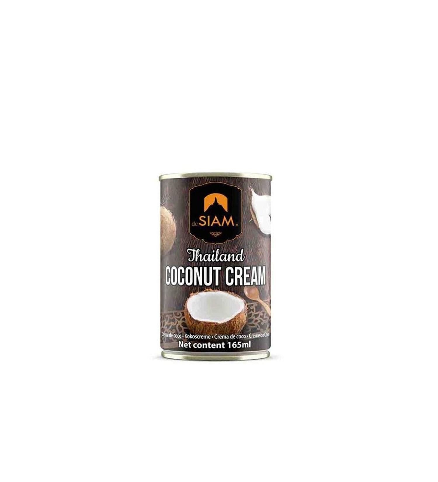 deSIAM Coconut Cream Coconut cream - creamy and smooth for Asian dishes 1x 165ml