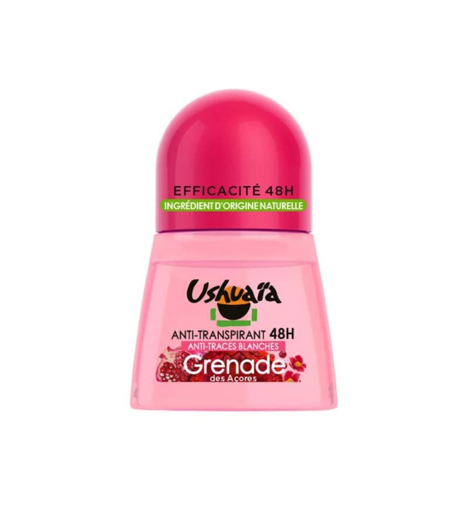 USHUAIA - Pomegranate Roll-on Deodorant 50ml - Pack of 4 - Sold in Packs - Buy Online on GoSupps.com