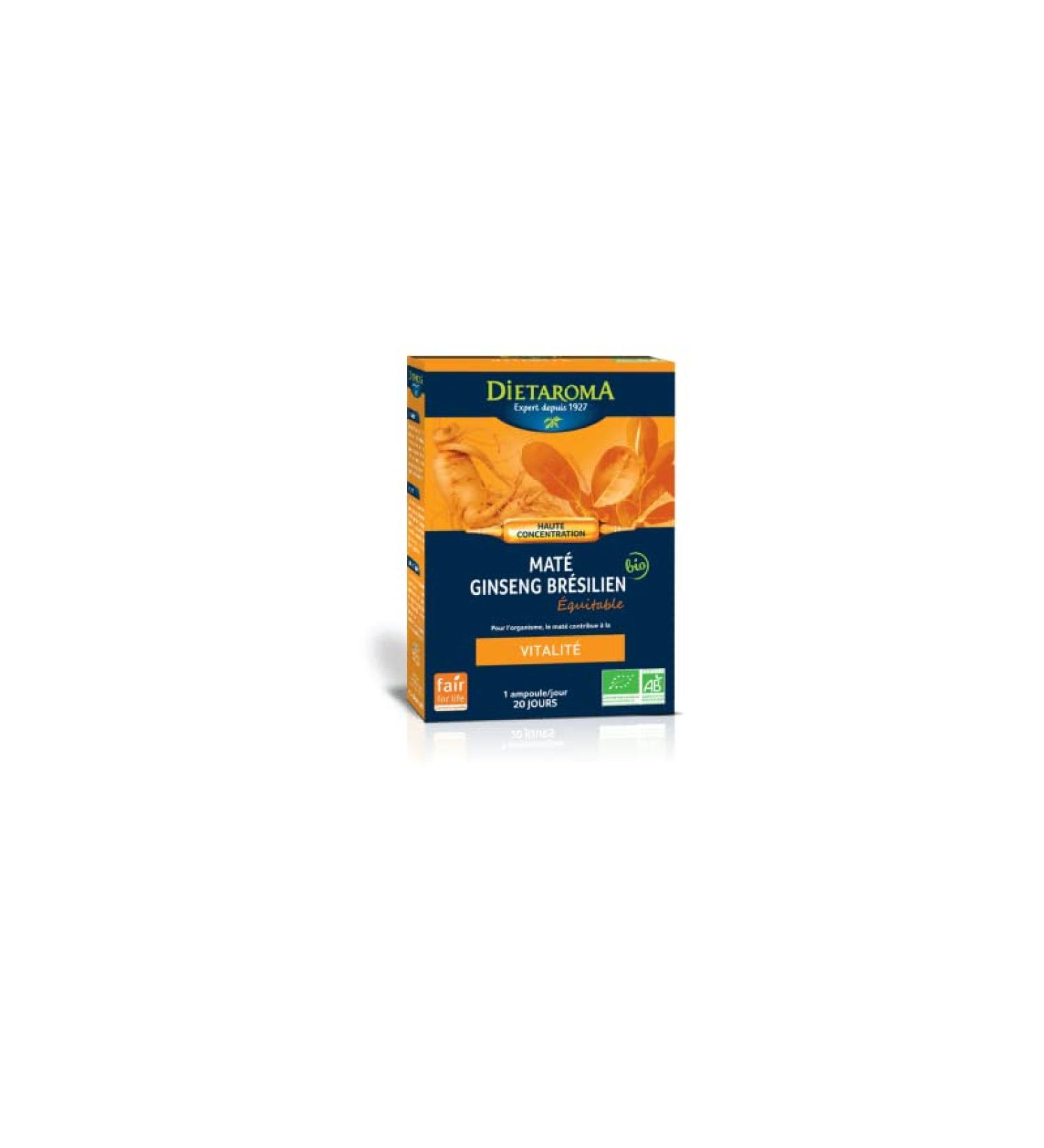 Dietaroma C.I.P Mate and Brazilian Ginseng 20x10ml