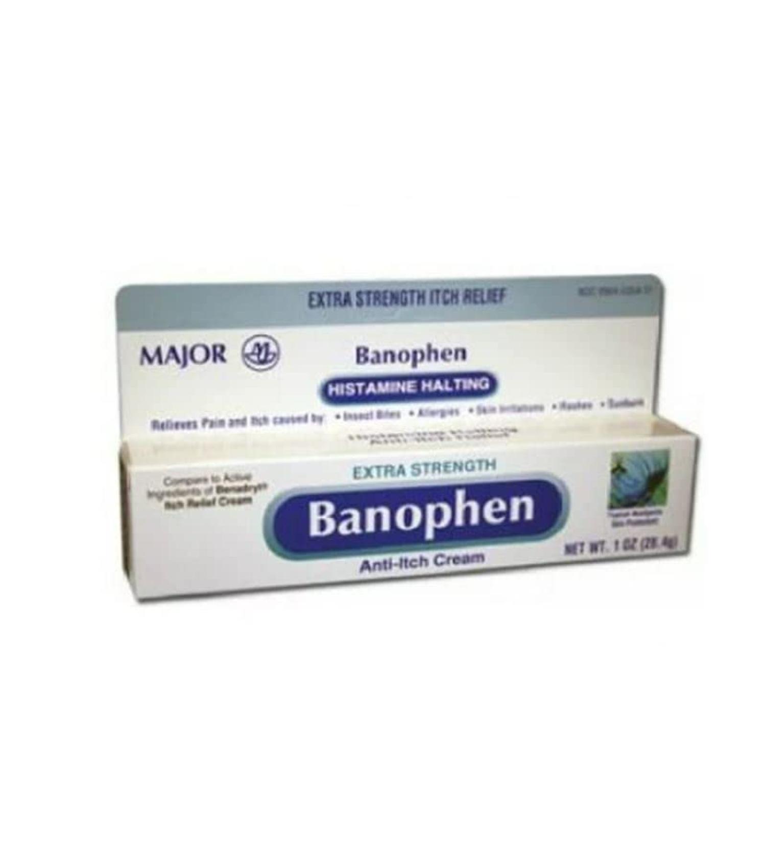 Benadryl Banophen Antihistamine Cream 28gm by Major Pharmaceuticals - Buy Online on GoSupps.com