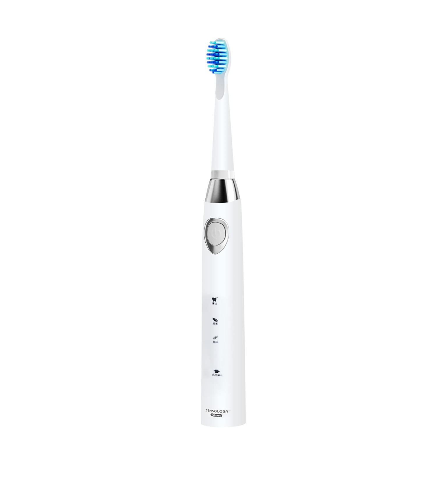 Sonic Electric Toothbrush - 5 Modes USB Rechargeable Sensitive Teeth Friendly & 4 Replacement Heads - Buy Online - Buy Online on GoSupps.com