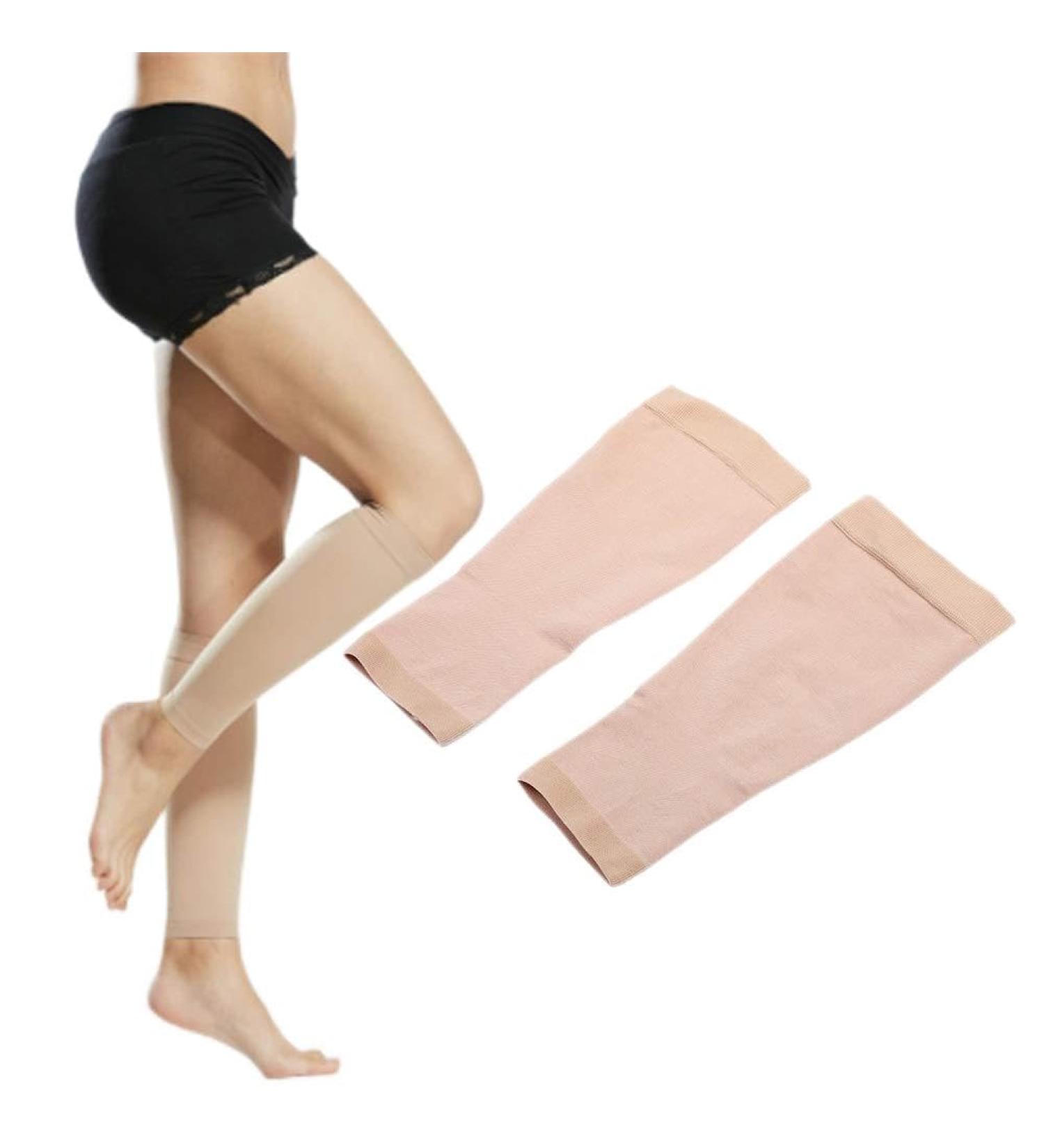 Buy Knee Compression Cuff for Men & Women | 20-32 mmHg Medical Footless Leg Socks for Varicose Veins & Swelling - Buy Online on GoSupps.com