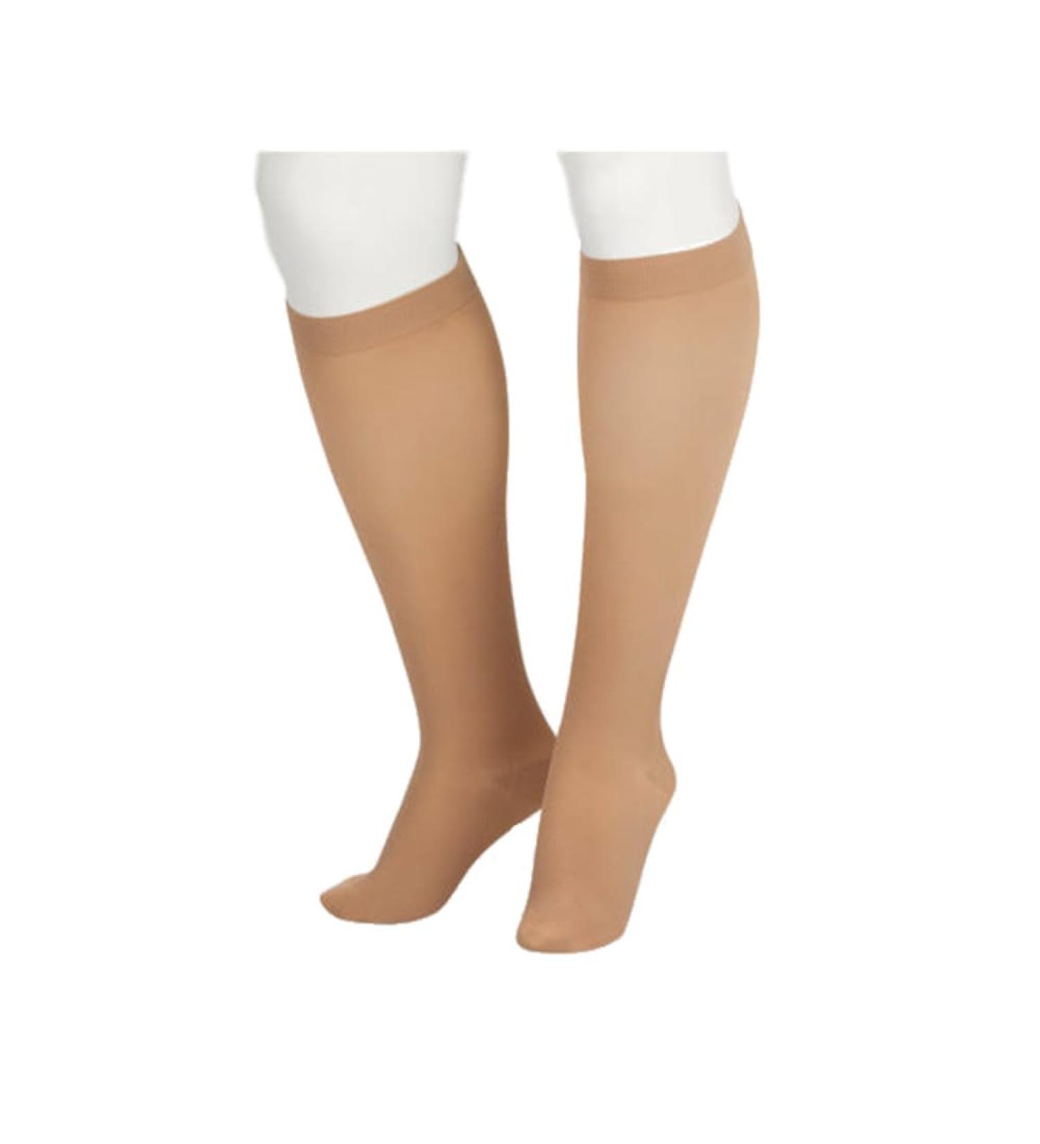 Juzo Dynamic Varin 3511 Knee-High Compression Socks 20-30mmHg - Silicone Top Band Closed Toe - International Shipping Available - Buy Online on GoSupps.com