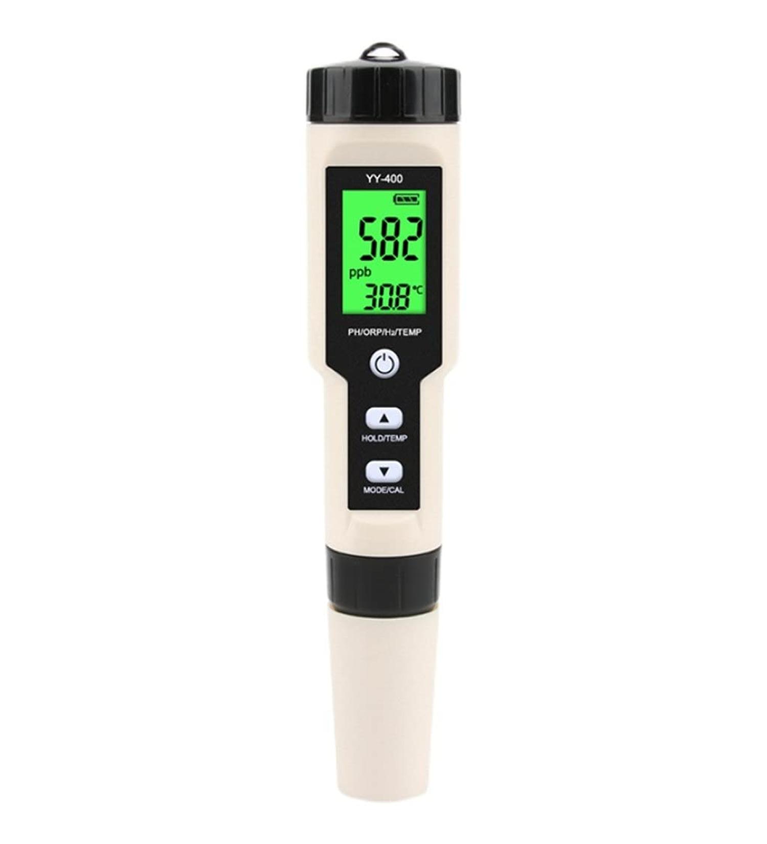 4 in 1 PH/H2/TEMP/ORP Meter Hydrogen Ion Concentration Tester Digital Water Quality Tester PH Redox Monitor for Pool Aquarium - Buy Online on GoSupps.com
