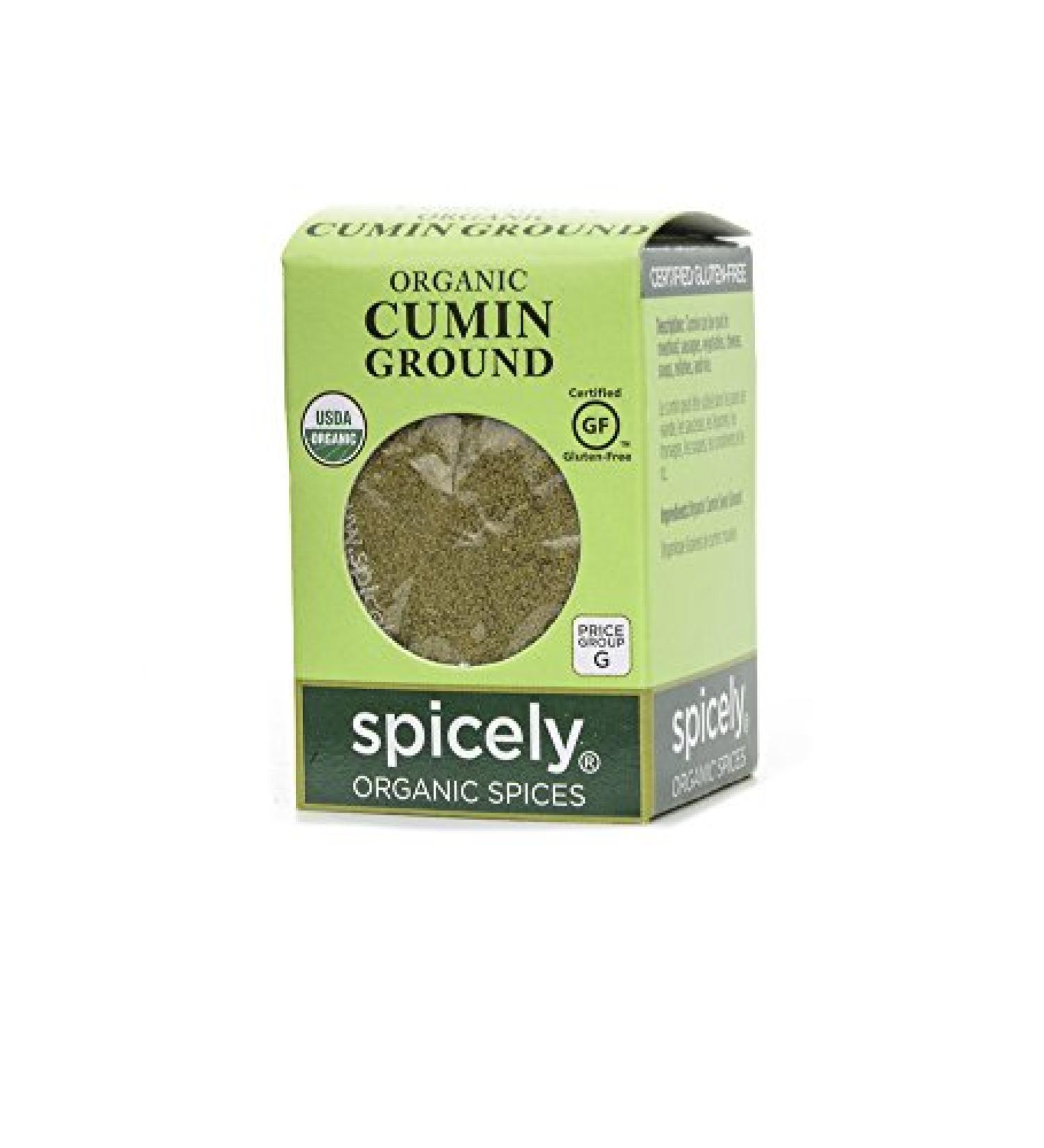 Buy Spicely Organic Ground Cumin - 0.45 oz | Premium Spice - Buy Online on GoSupps.com