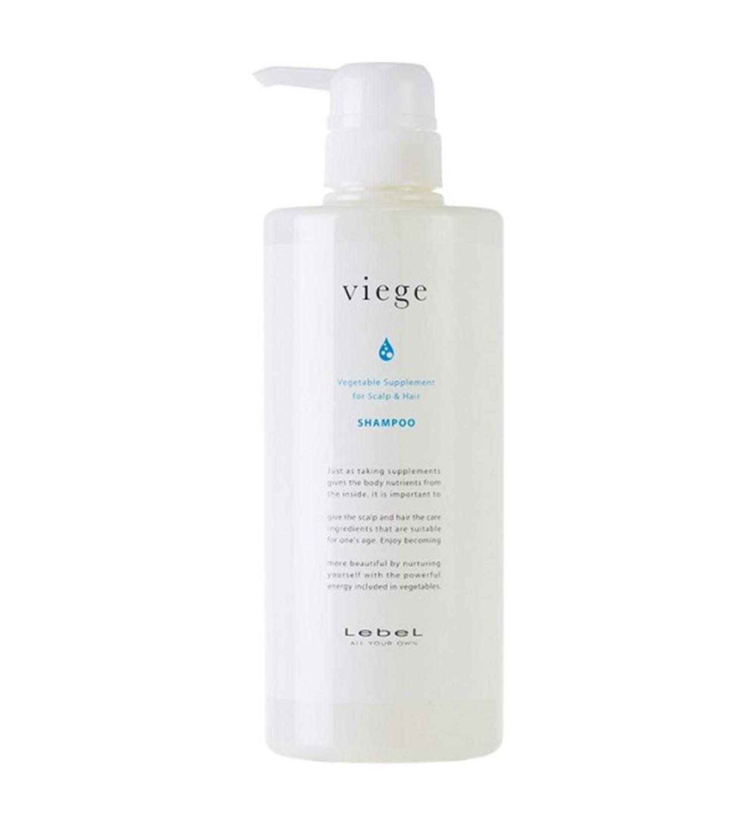 Lebel Viege Hair Shampoo 600ml - Nourishing Formula for Healthy Hair | International Shipping Available - Buy Online on GoSupps.com