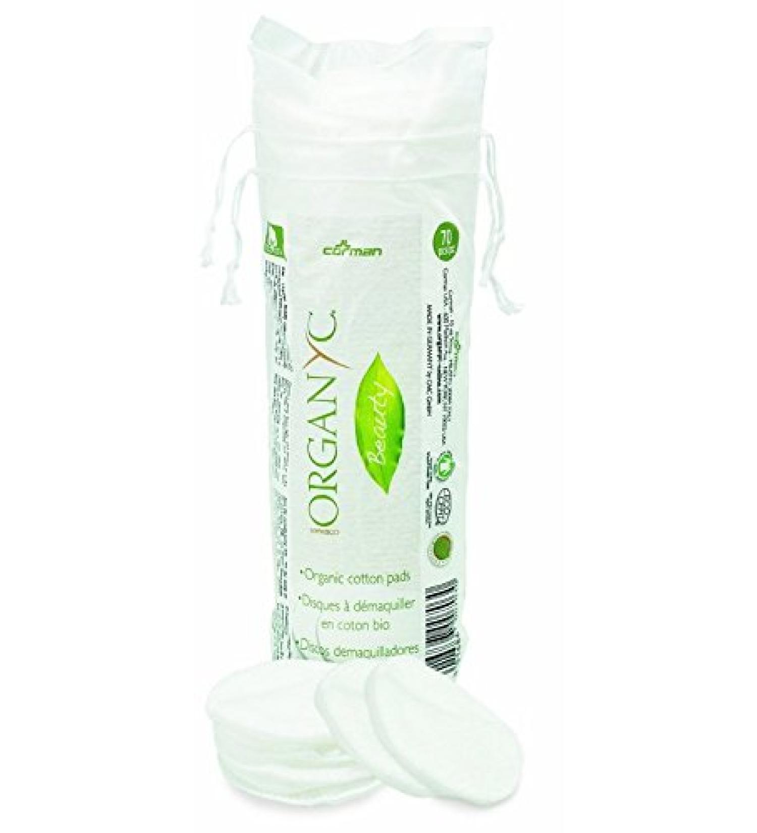 Organyc cotton pads - 70 pieces made of 100% cotton