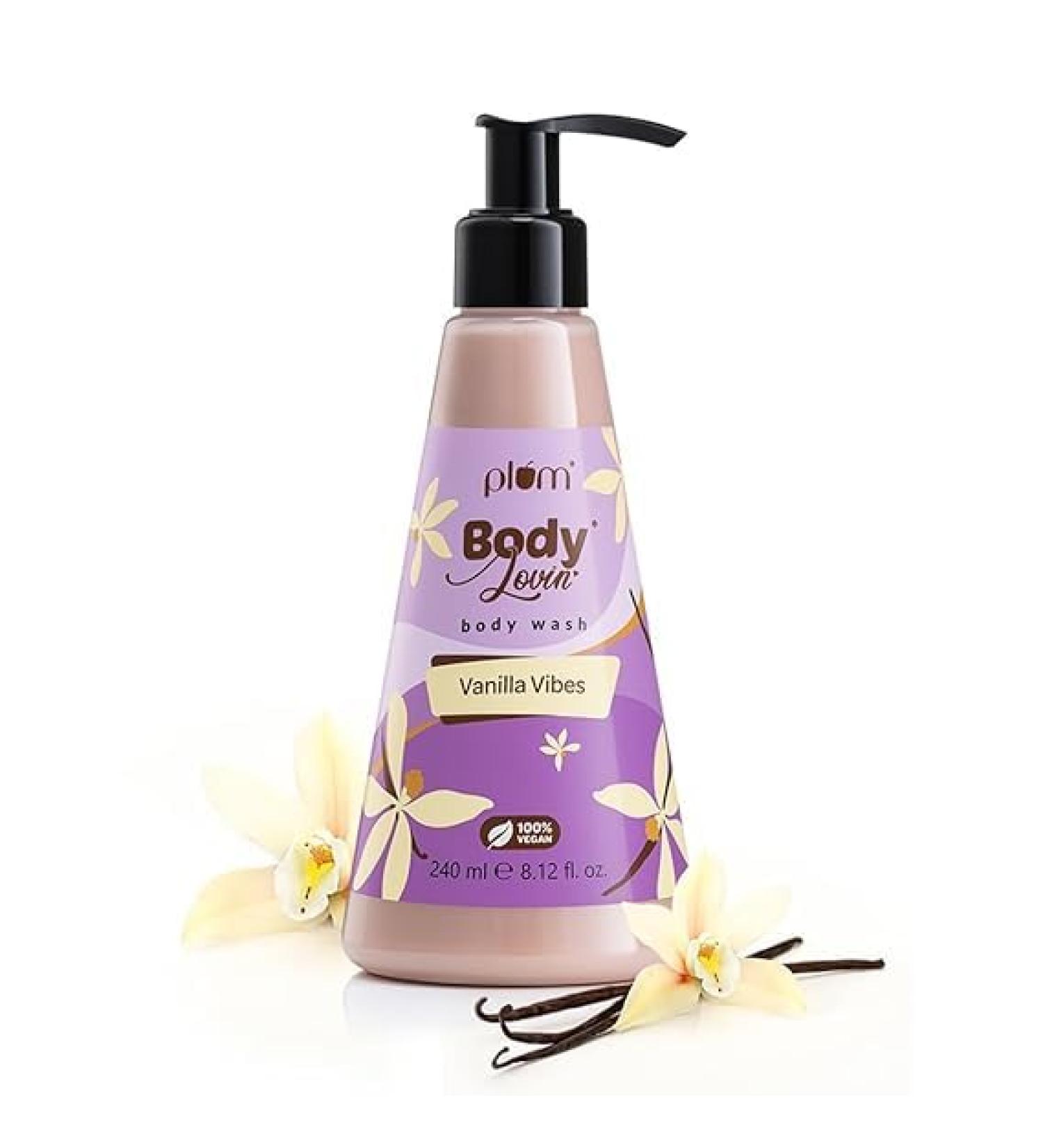 SLS-Free Creamy Body Wash for Women | Aloe-Infused Nourishing Cleanser | Long Lasting Vanilla Fragrance | Soft & Smooth Skin (240 ml - Buy Online on GoSupps.com
