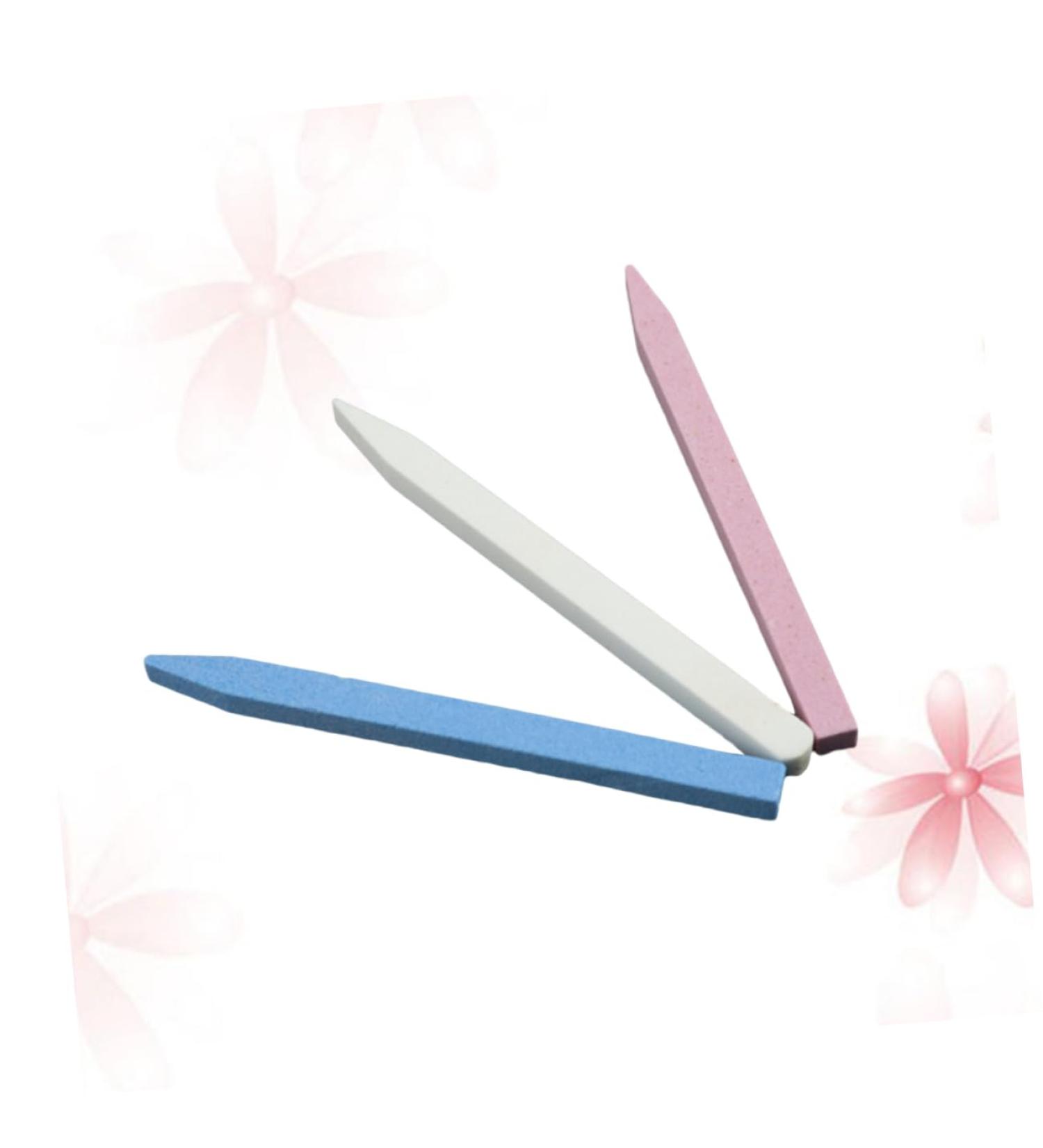 minkissy Nail Cuticle File Double-Sided Nail File Manicure File Nail Buffer Double Sided Grinding File - Buy Online on GoSupps.com