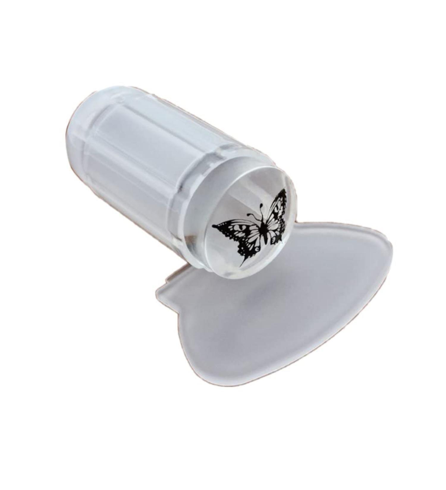 1 Set - Jelly Stem Pel & Schaber (white)
