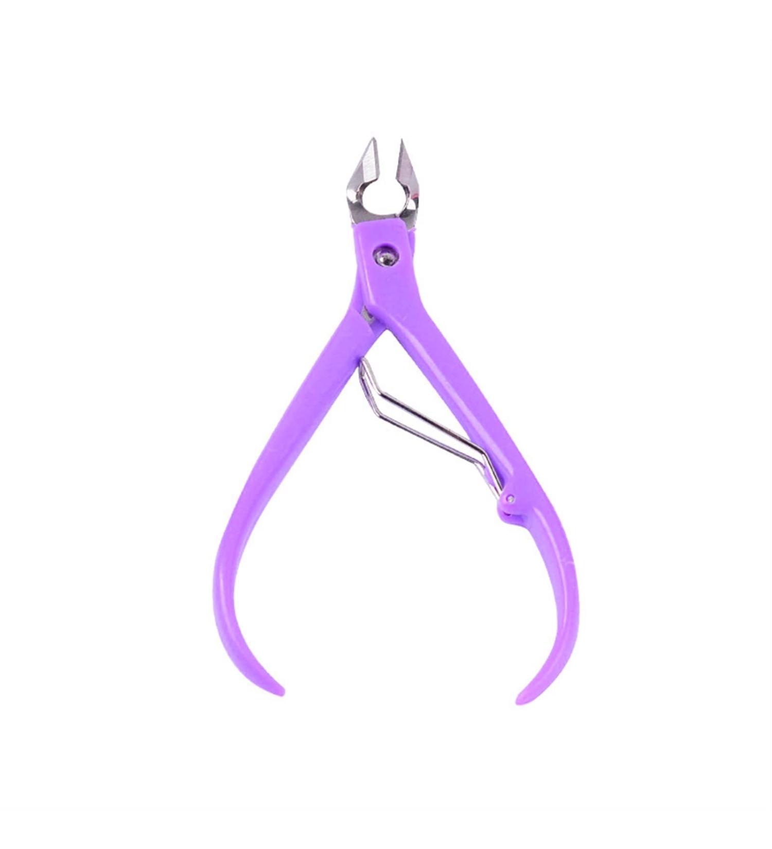 Nail Clipper for Thick Nails 1PC Toenail Ingrown Nail Art Cuticle Nipper Clippers Trimmers Edge Cutter Manicure Scissor Plier Tool Pedicure Dead Skin Remover (Color : Plum) - Buy Online on GoSupps.com