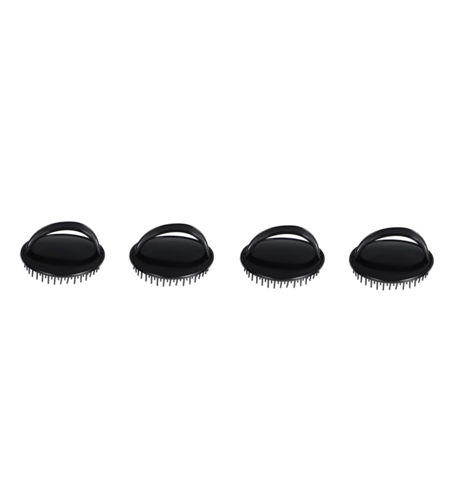 Anneome 4-Piece Silicone Scalp Massage Shampoo Brush Set Perfect for Relaxing Showers & Scalp Care | International Shipping Available - Buy Online on GoSupps.com