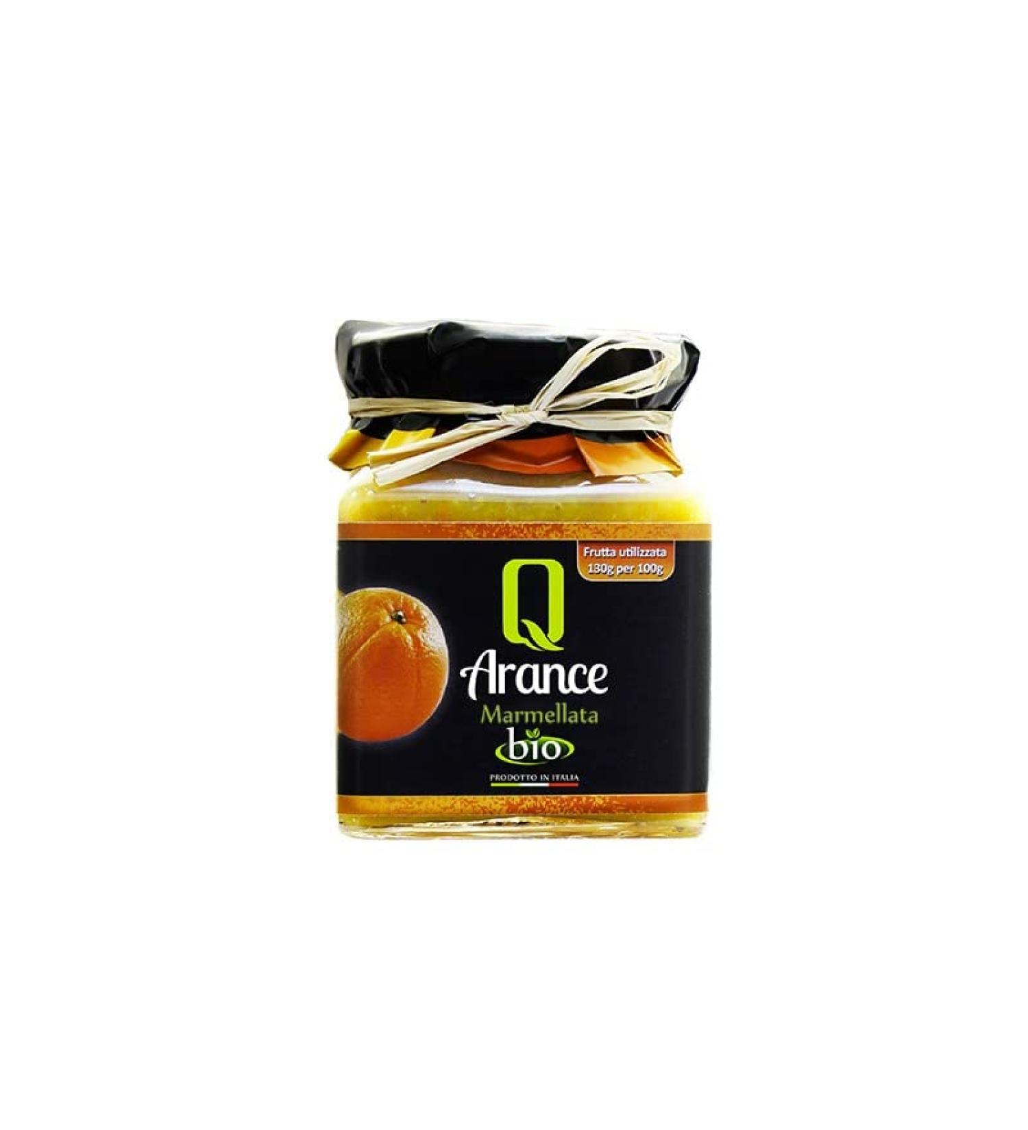 Quattrociocchi Quattrociocchi Extra Premium Orange Jam 350 g - Extra High Fruit Content - 130 g Orange on 100 g Jam - Premium Quality from Italy