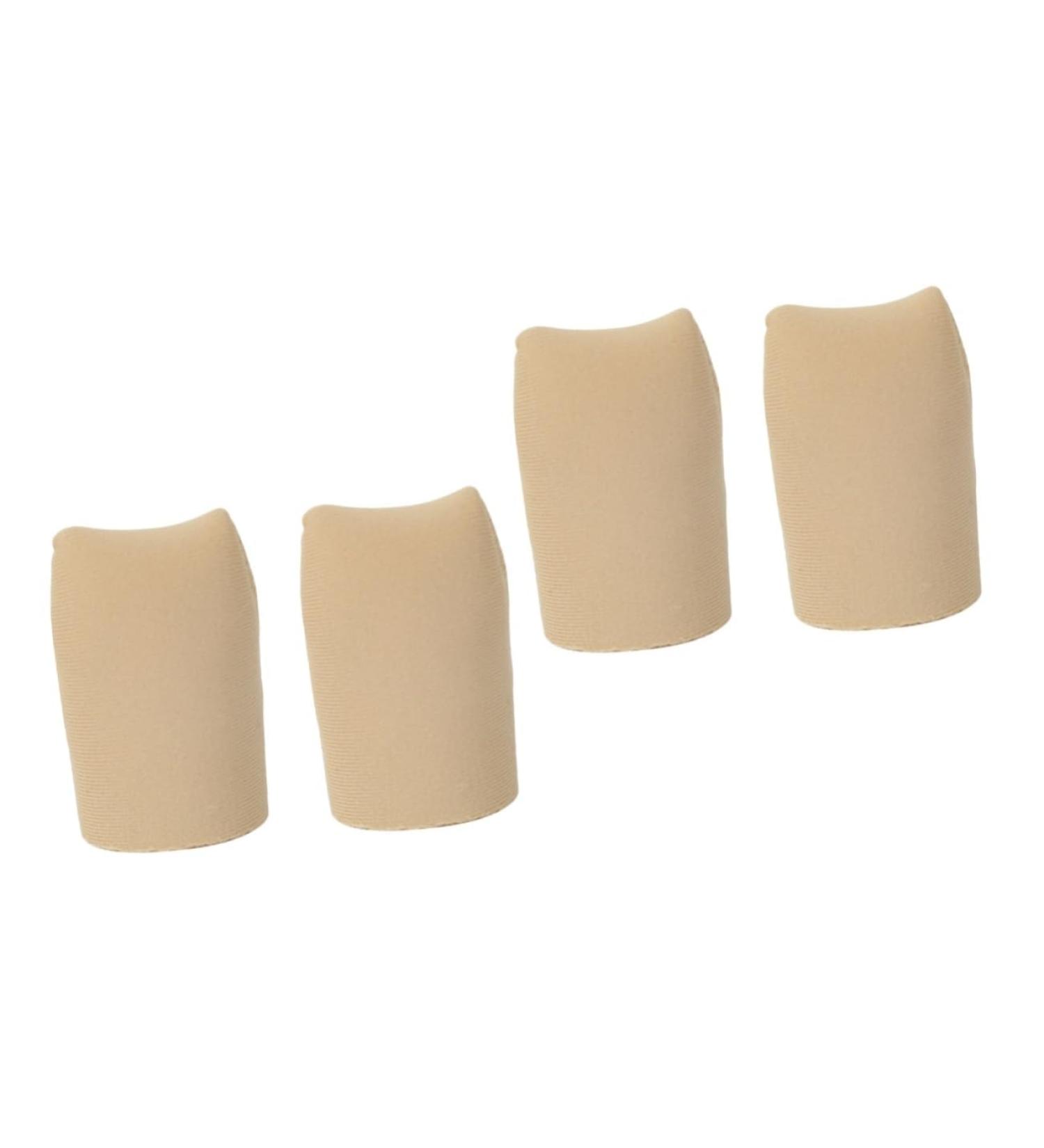 4 Pcs FRCOLOR Silicone Gel Toe Sleeves - Elastic Toe Covers for Toe Protection - Breathable and Split Toe Design - Buy Online on GoSupps.com