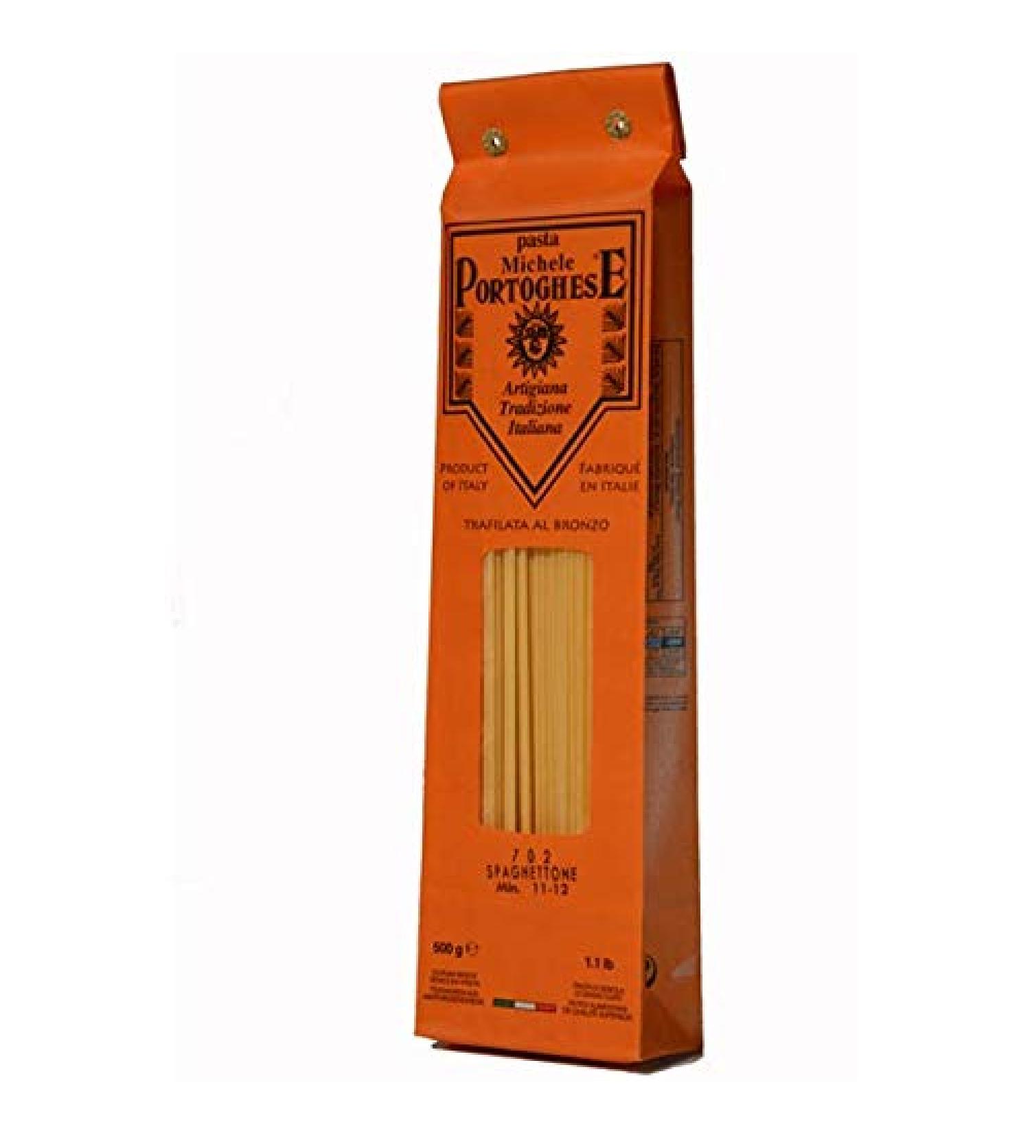 Michele Portoghese Spaghettoni Pasta from Italy durum wheat semolina slow drying 500 g
