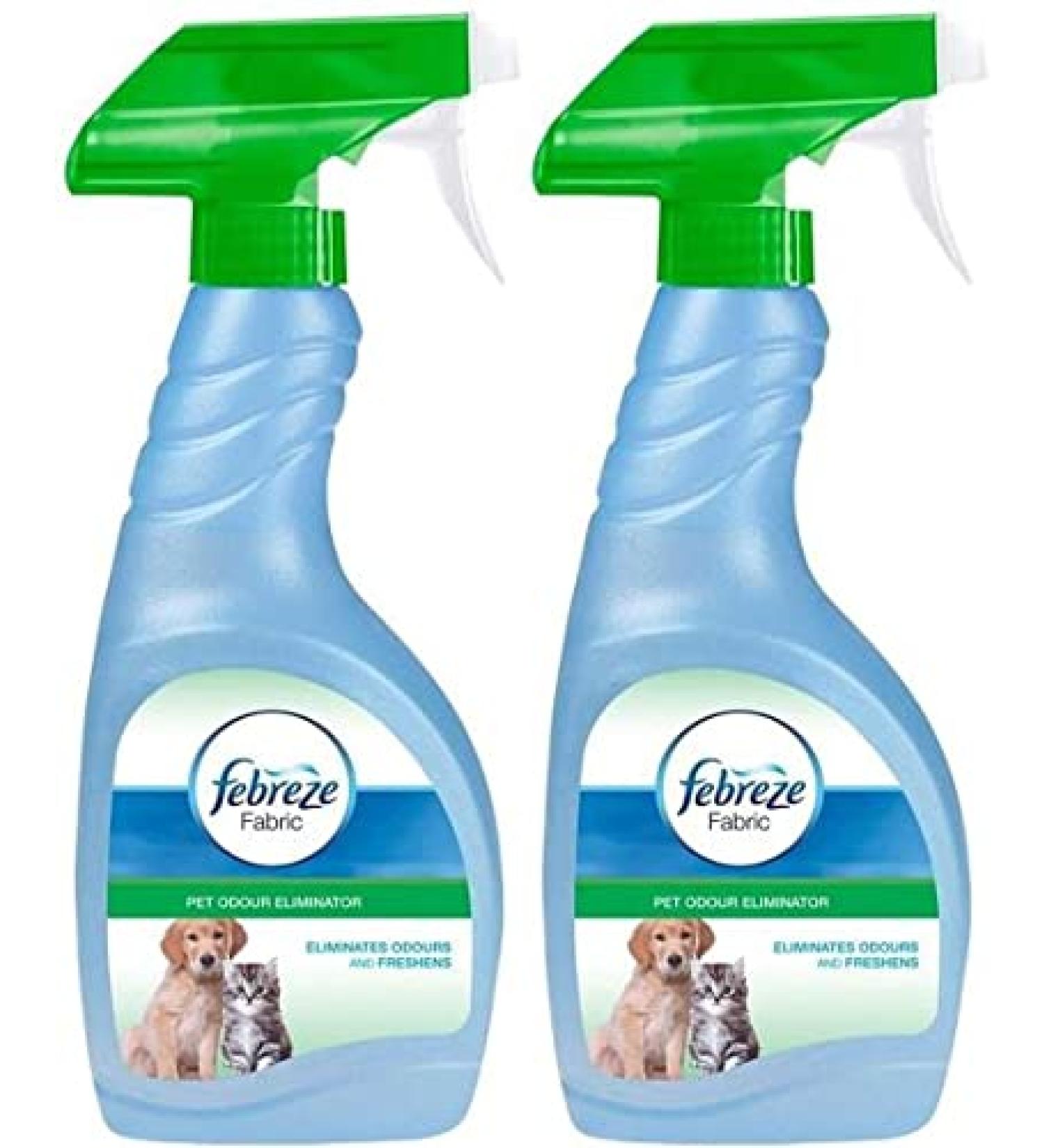 Febreze Fabric Pet Odour Eliminator Spray Twin Pack 2 x 500 ml Economy Pack - Buy Online on GoSupps.com
