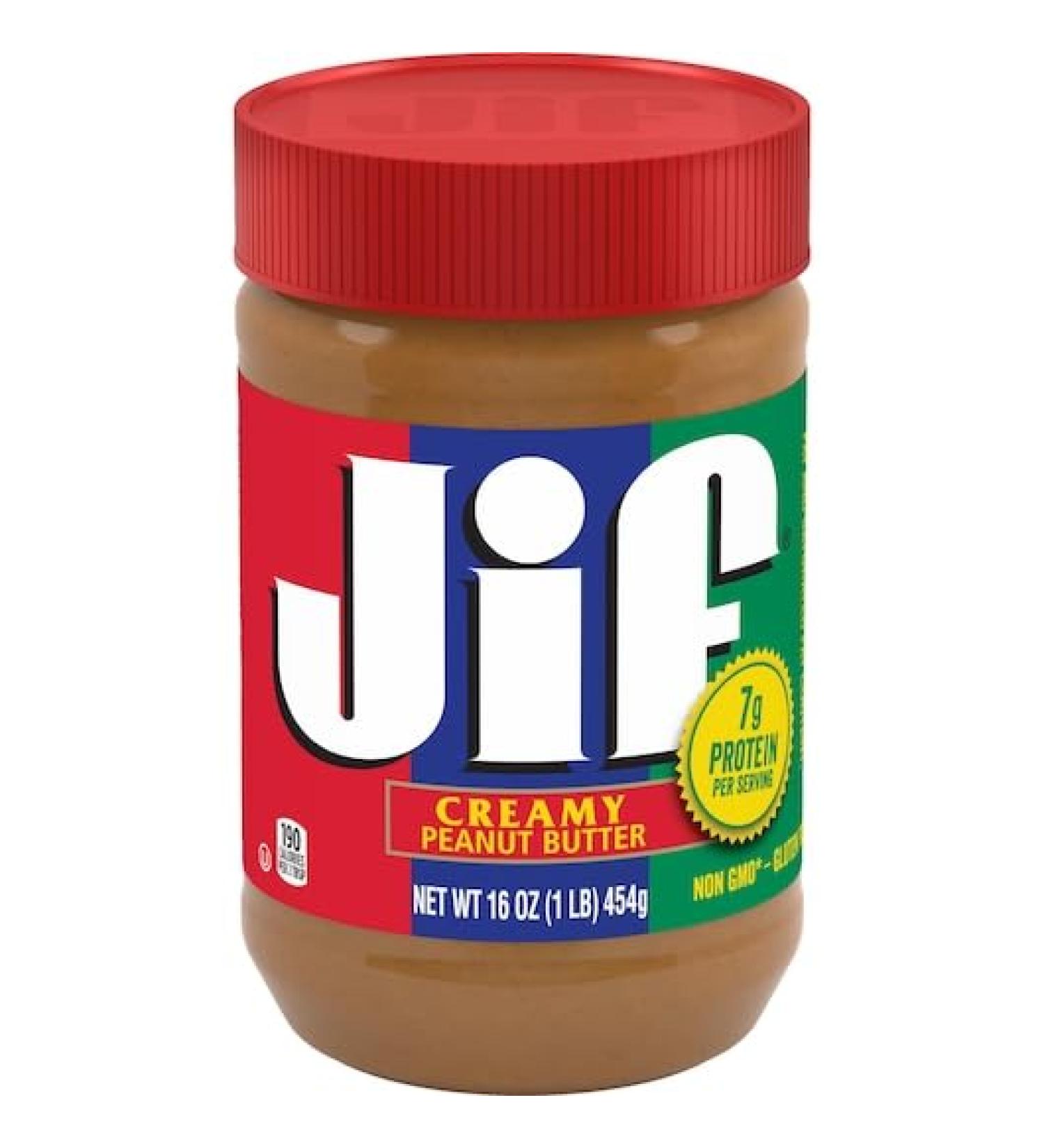 Jif Peanut Butter 454g (Smooth) Creamy - Buy Online on GoSupps.com