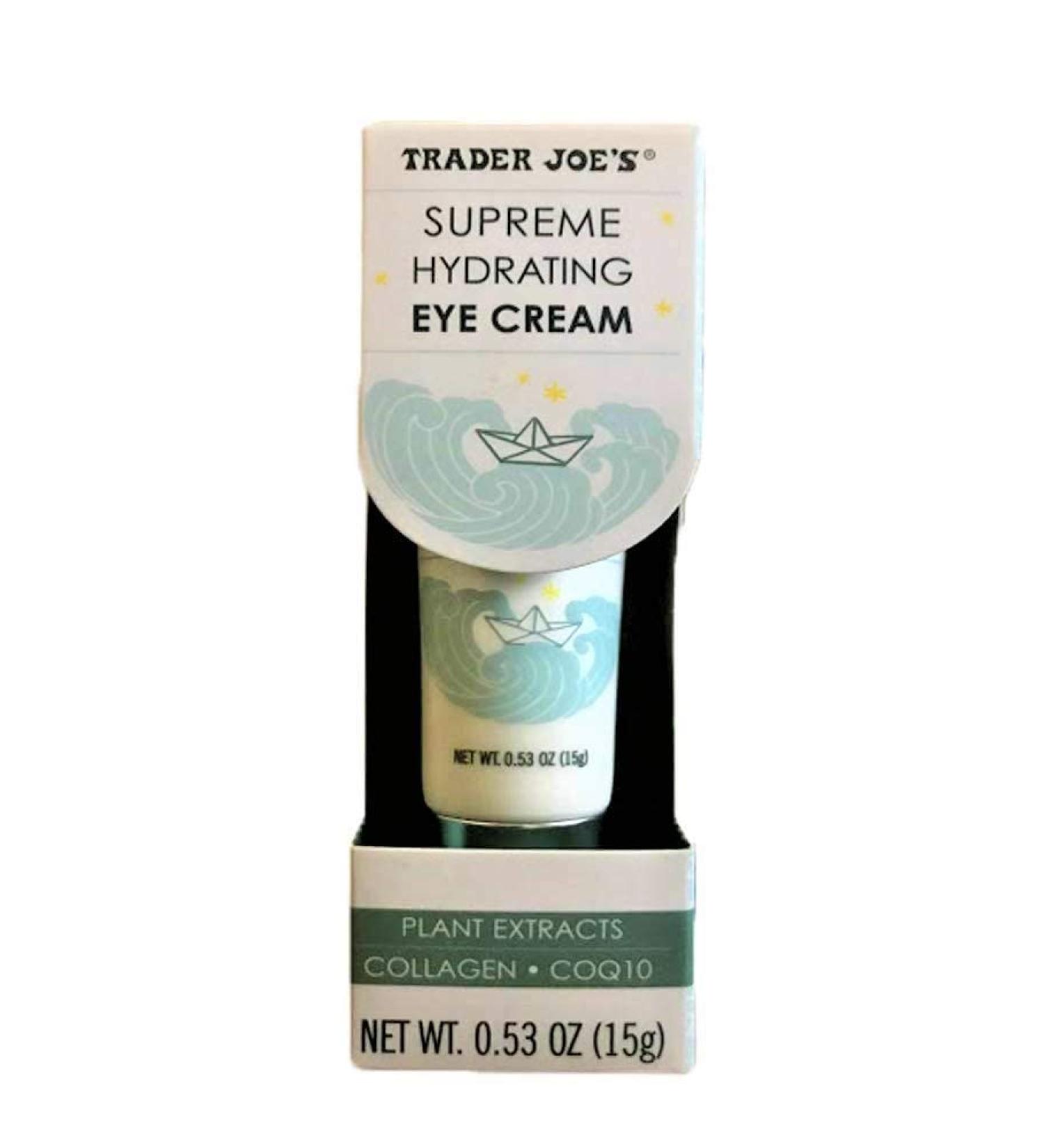 Trader Joe's Supreme Hydrating Eye Cream 0.53 OZ - Hydrating & Nourishing Eye Treatment - Buy Online on GoSupps.com