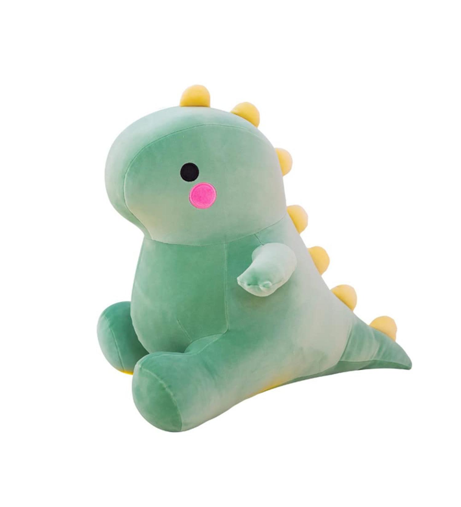 NatureMan Cute Dinosaur Plush Toy - Soft and Kawaii Stuffed Animal Doll for Children's Room Decor (Green) - Buy Online on GoSupps.com