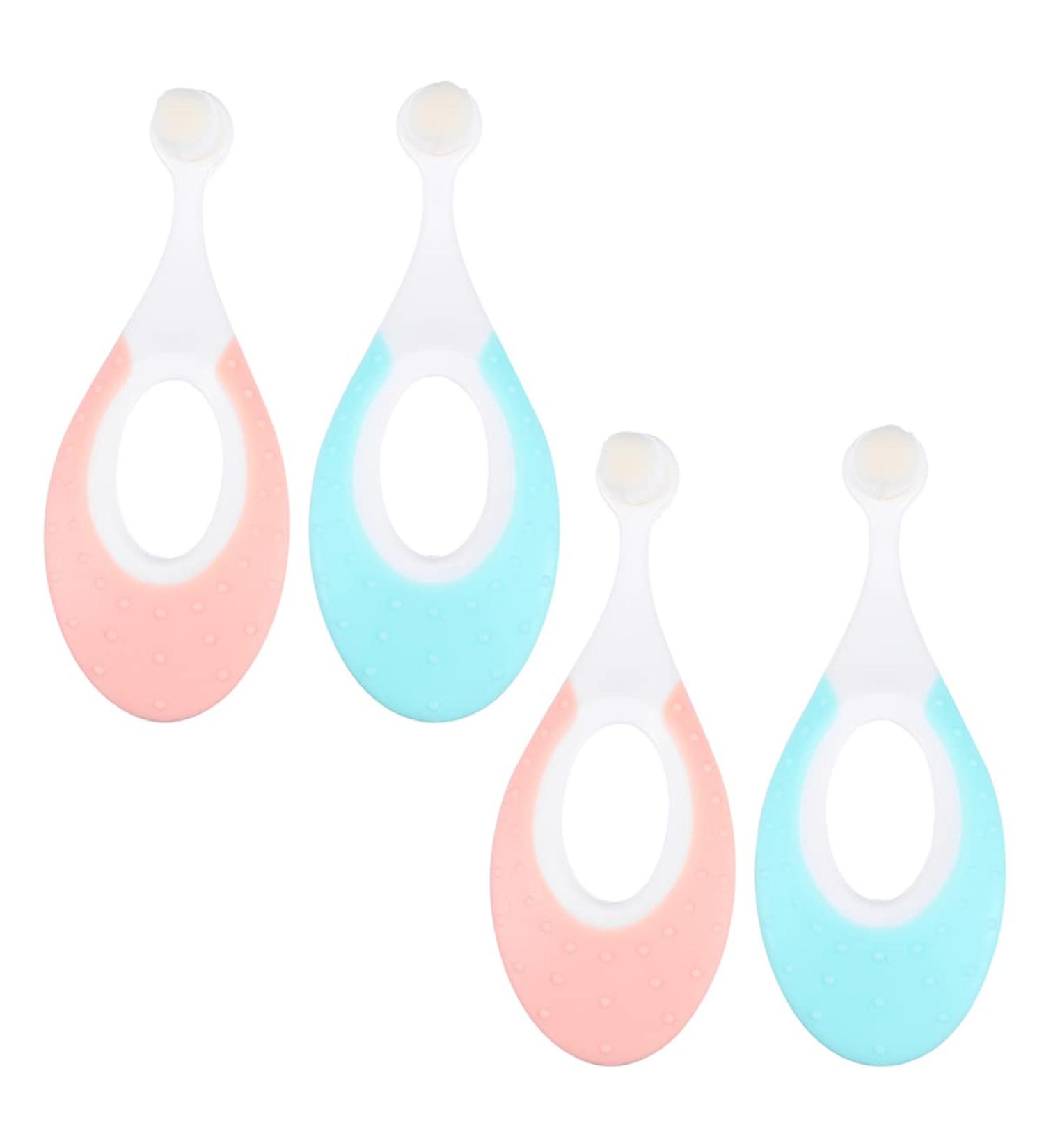 Plafope 4-Piece Children's Toothbrush Set - Toddler Oral Care Tools for Effective Brush Training - Buy Online on GoSupps.com