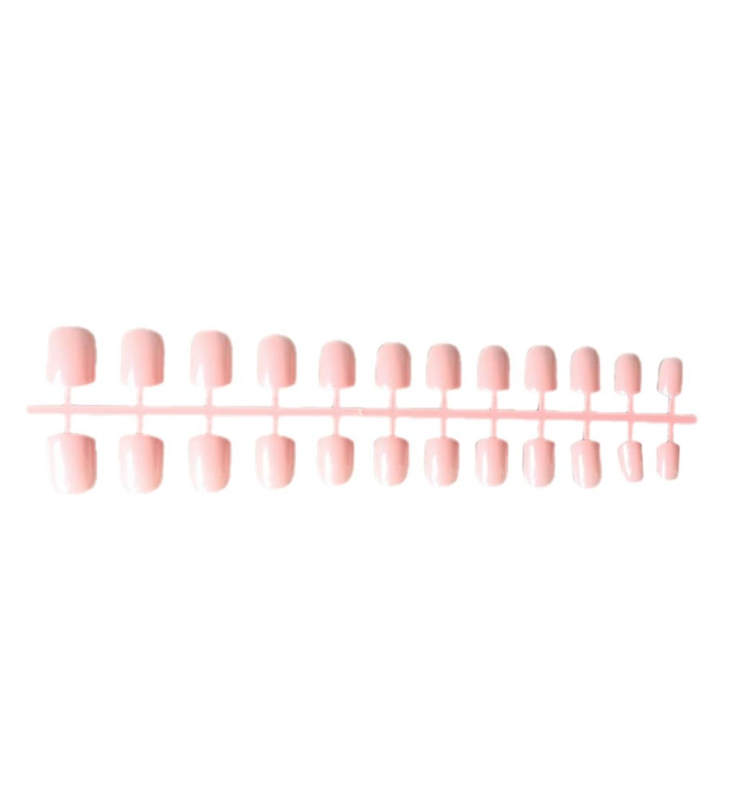 dijiusidy 24 Pieces Solid Colorful Press on Nails DIY Durable French Elegant Colour-fast Personality Acrylic Nail for Manicure Salons 9 - Buy Online on GoSupps.com