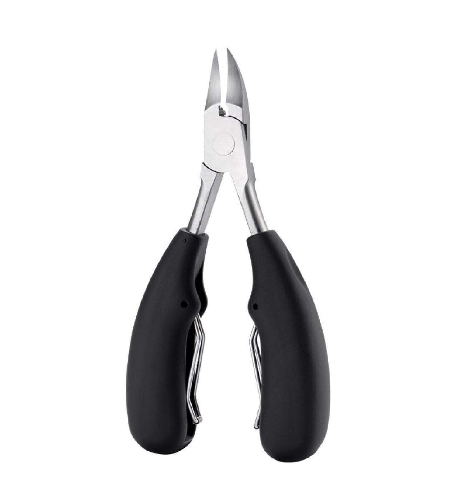 Nail Clippers for Thick Nails Stainless Steel Heavy Duty Toe Nail Clipper Dead Skin Trimmer for Men Seniors Black - Buy Online on GoSupps.com
