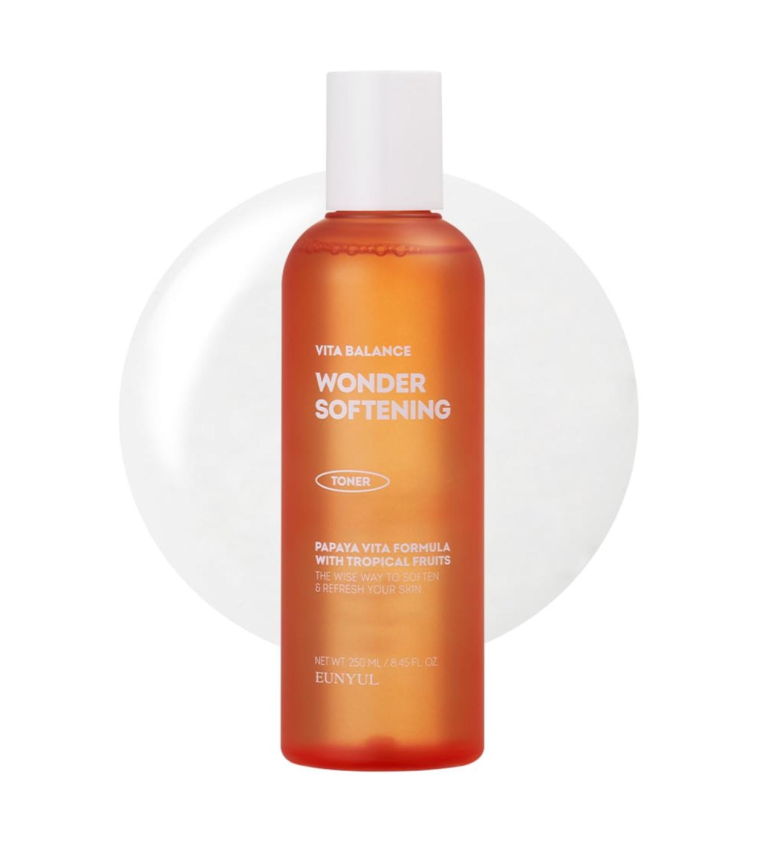 EUNYUL Vita Balance Wonder Softening Toner 250ml - Papaya & Tropical Fruits | International Shipping Available  - Buy Online on GoSupps.com