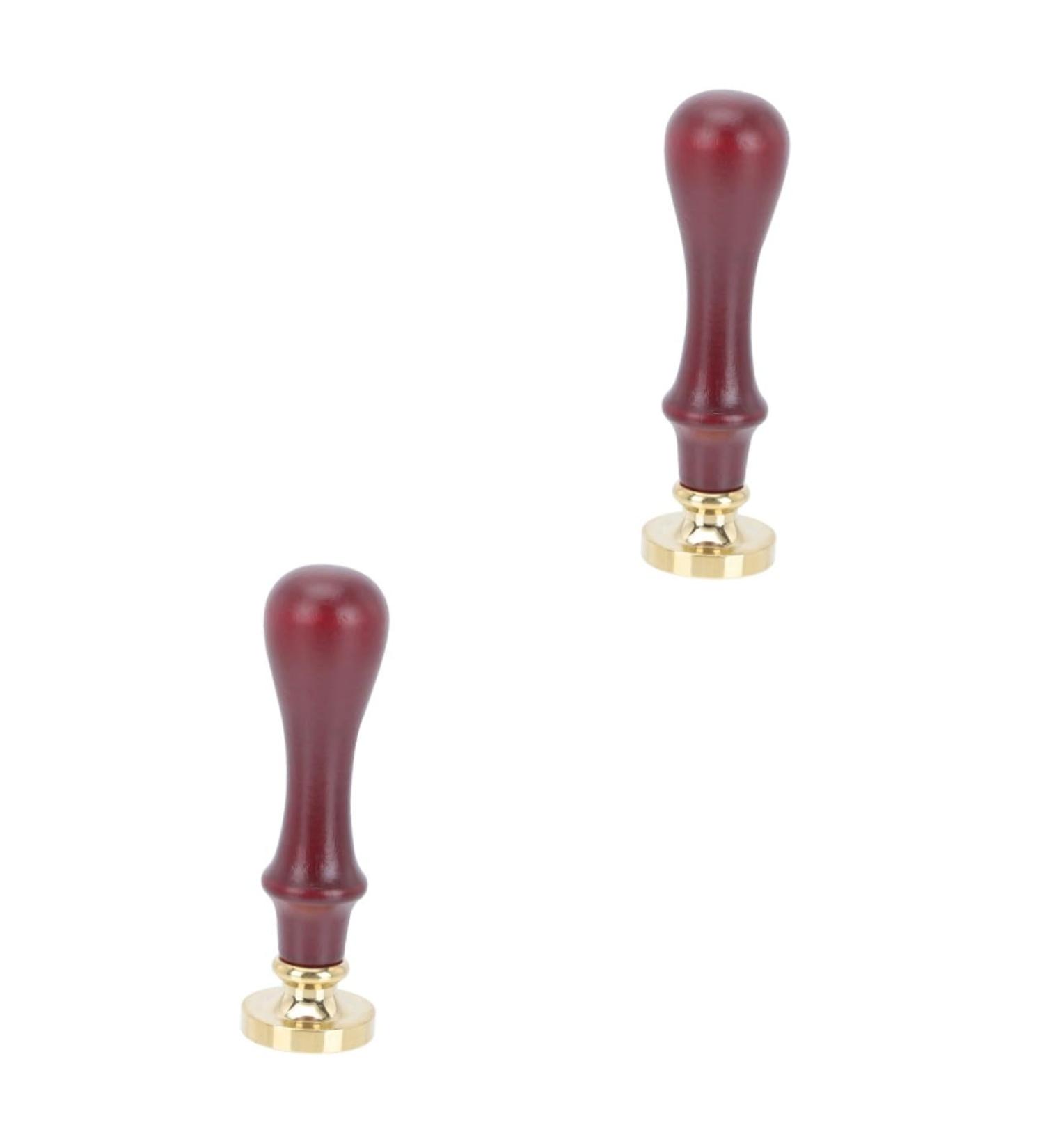 TOVINANNA 2 Pcs Dispensing Plate Tool Eyeshadow Stamper Wooden Stamps Coffee Beans Copper Copper Head Repair 1 count (Pack of 1) Brownx2pcs - Buy Online on GoSupps.com