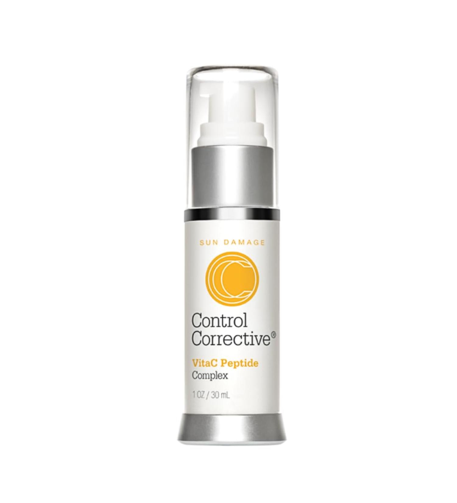 CONTROL CORRECTIVE VitaC Peptide Complex Vitamin C Peptide Face Serum with Antioxidants Collagen Support & Hydration for Aging or Uneven Skin - Buy Online on GoSupps.com