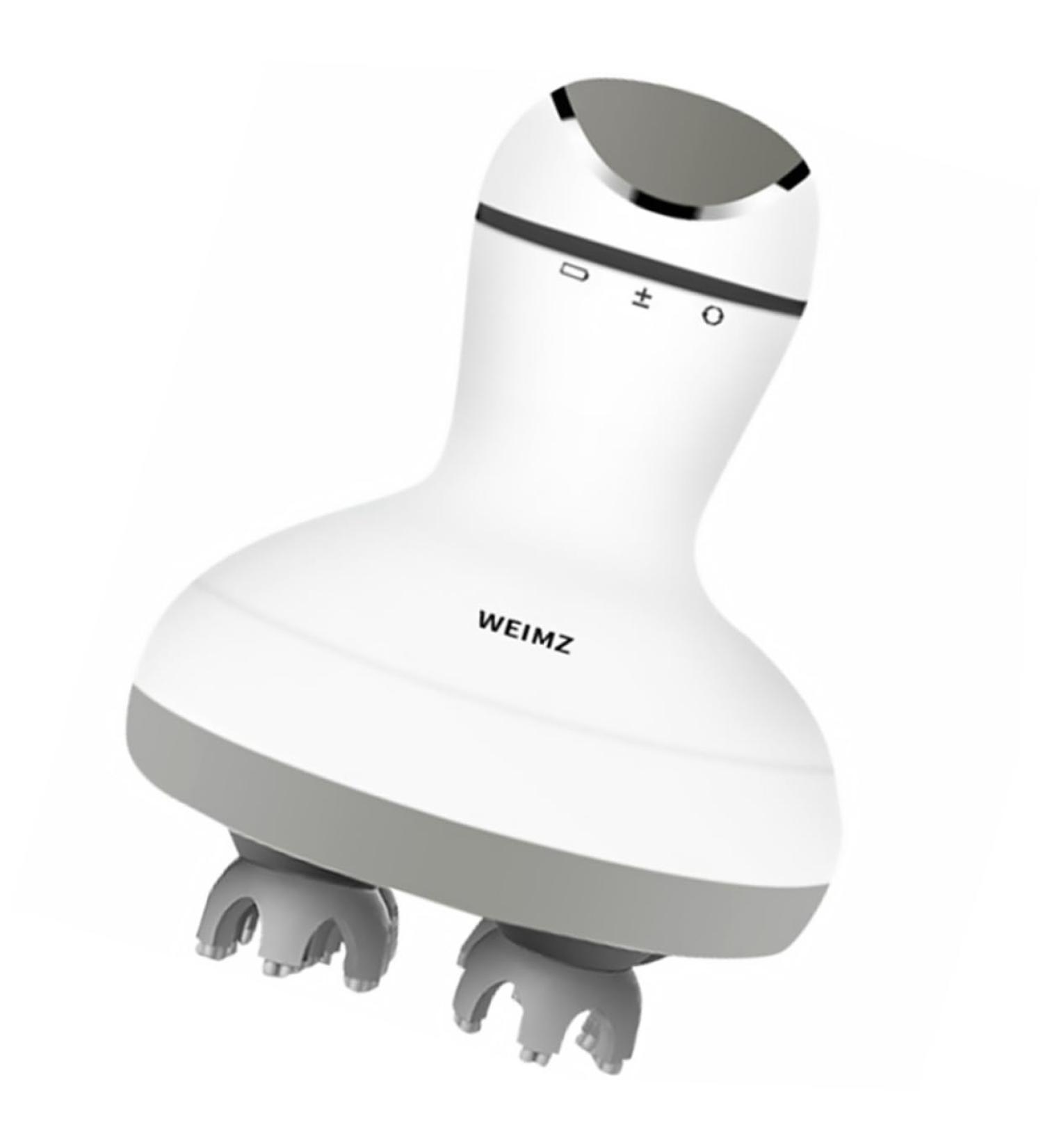 ULTECHNOVO Electric Scalp Massager | White Head Massager for Relaxation & Stress Relief | International Shipping Available - Buy Online on GoSupps.com