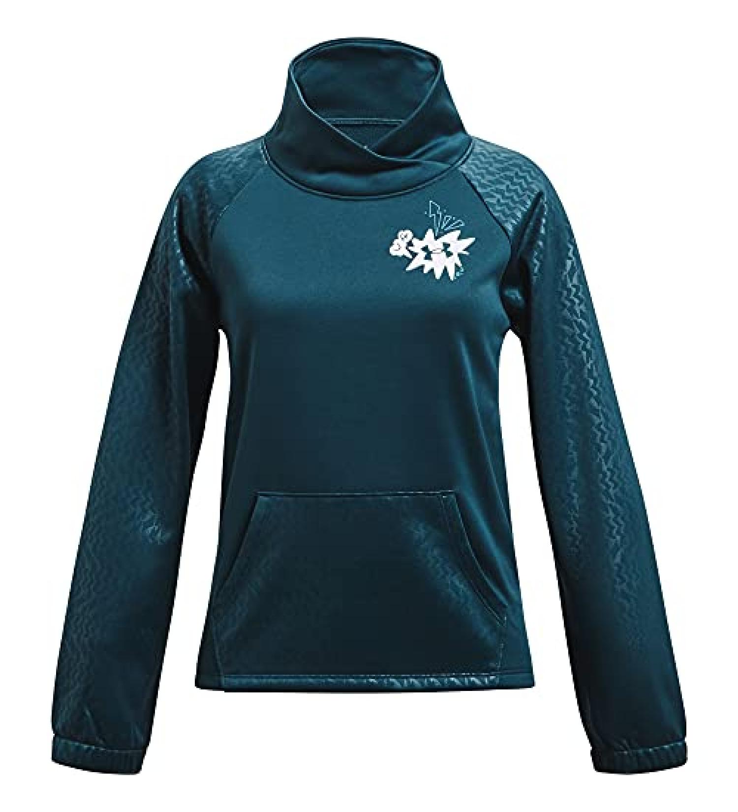 Under Armour Girls Fleece T-Shirt Blue Note (413)/Blue Note Large