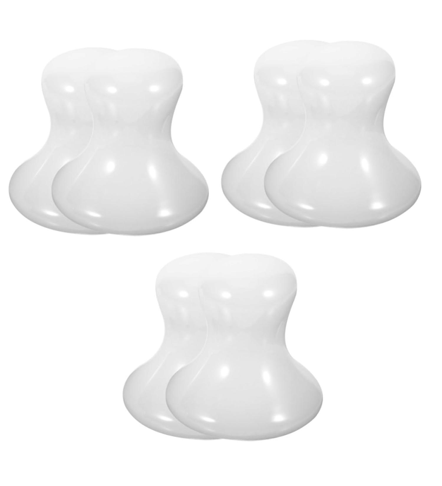 FRCOLOR 6 Pcs Massage Stone Set - Natural Gua Sha Tools for Facial Massage | Quartz & Jade Eye Massager | Enhance Your Beauty Routine - Buy Online on GoSupps.com