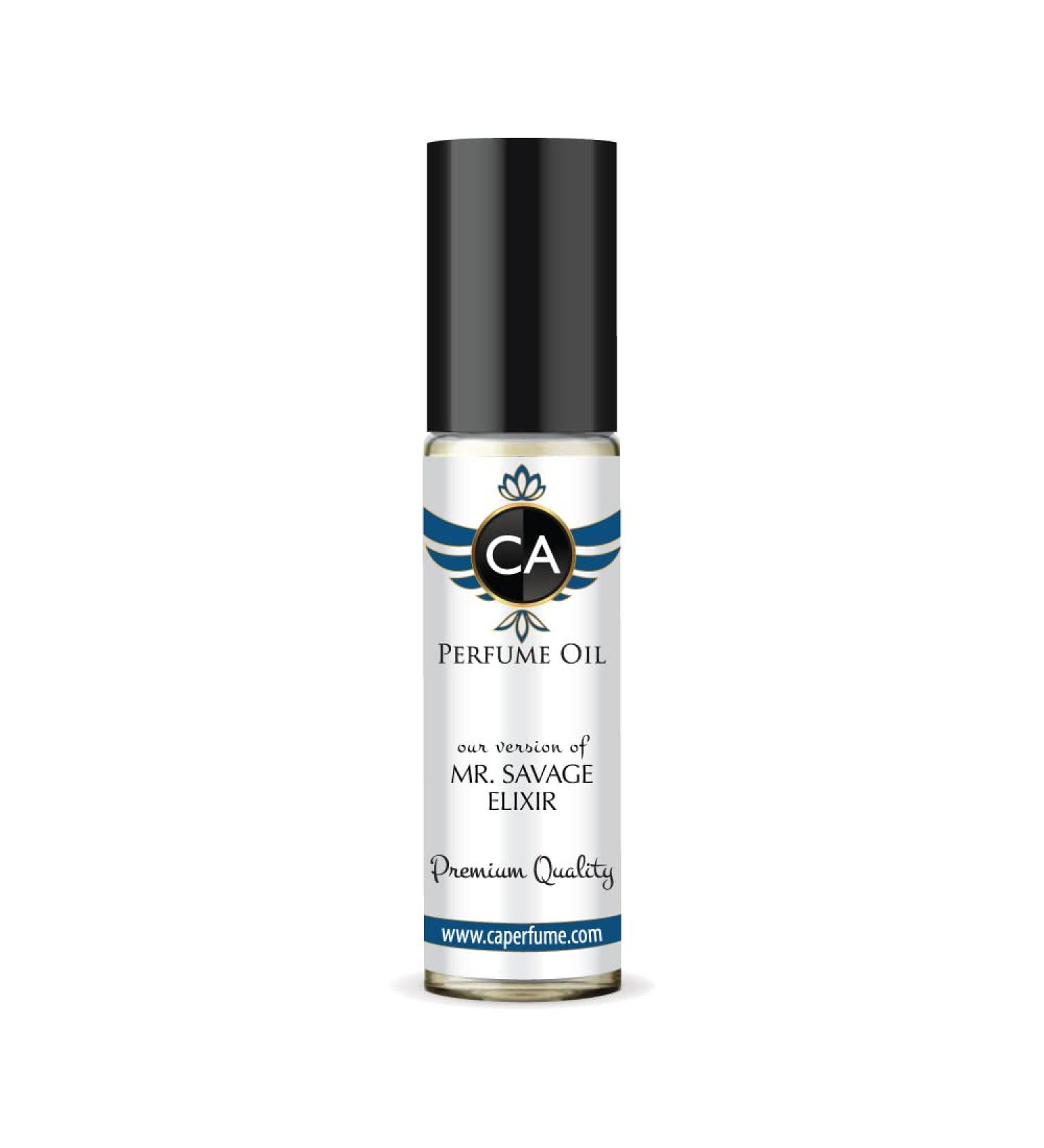 CA Perfume Club Impression of Christian Mr.Savage Elixir For Men Replica Body Oil Dupes Concentrated Fragrance Clone Alcohol-Free Grand Quality Sample Size Type For Parfums Cologne 0.3 Fl Oz/10ml CHRIST D MR.SAVAGE ELIXIR IMPRESSION 0.33 Fl Oz (Pack of 1) - Buy Online on GoSupps.com