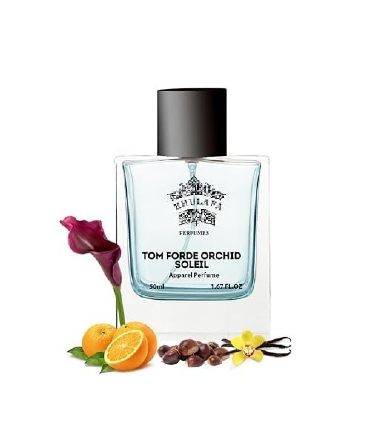 EMS Tom Forde Orchid Soleil For Women | Woody Aromatic Fragrances | Long Lasting Women Perfume | Fragrance Sutaible for Any Occasion | Gift For Her 50ml 1.7fz ol - Buy Online on GoSupps.com