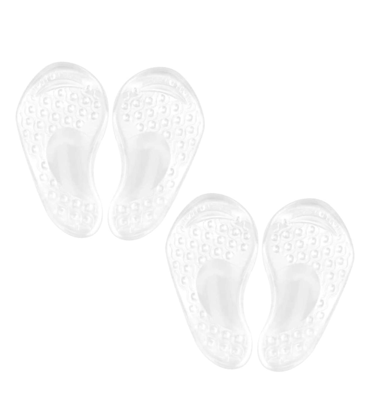 FRCOLOR High Heel Insoles - 2 Pairs Silicone Half Shoe Pads for Metatarsalgia | Comfortable Foot Care Inserts - Buy Online on GoSupps.com
