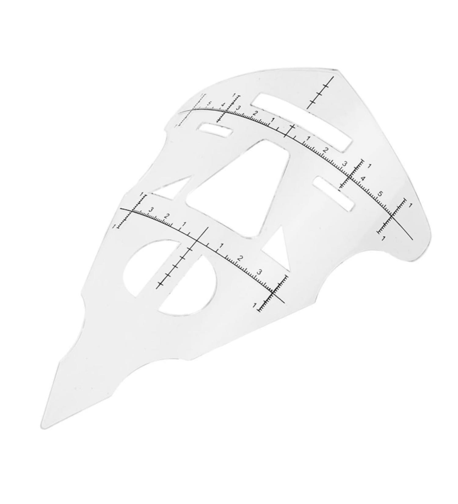 Healifty 1pc Threading Tool Manicure Tools Microblading Stencils Makeup Ruler Template The Brush Disposable 21X13cm As Shown - Buy Online on GoSupps.com