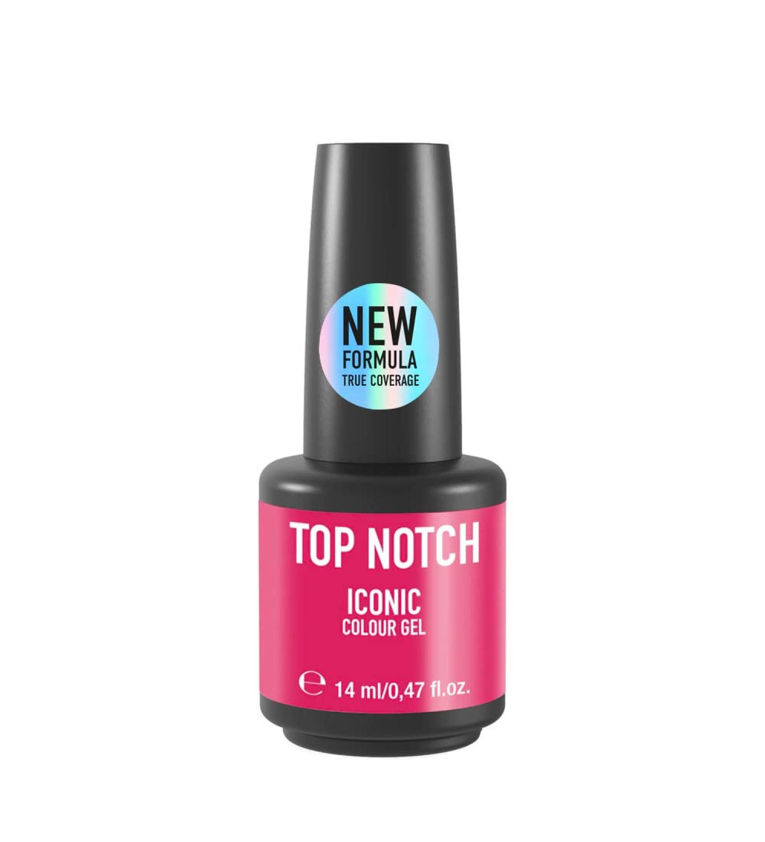 Mesauda Top Notch Iconic 222 Geranium 14ml - semi-permanent nail polish