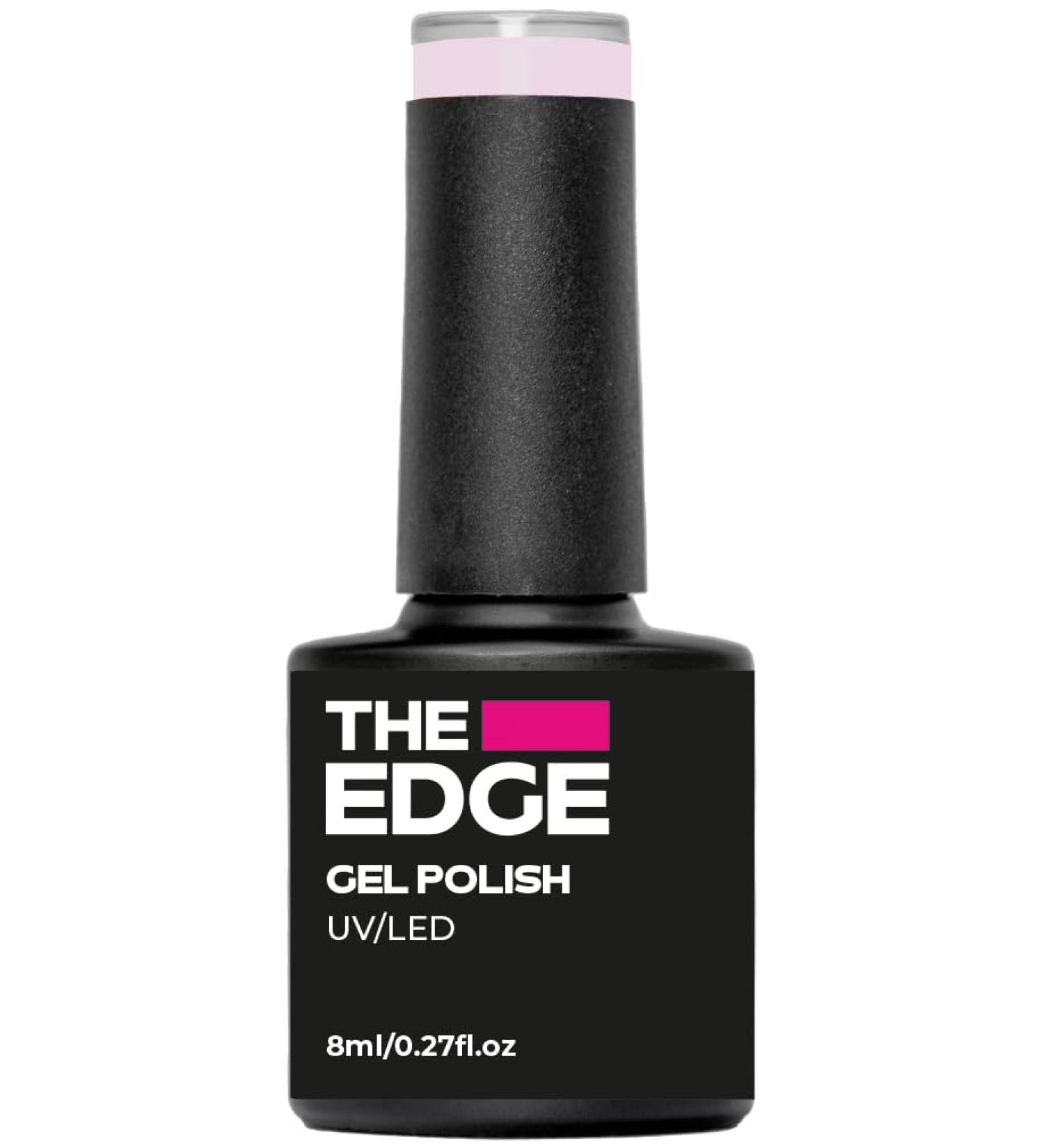 THE EDGE Gel Nail Polish 8ml - The Soft French - UV/LED Manicure/Pedicure for Salon & Home Use Highly Pigmented/Long Lasting/2-Coat Coverage - Buy Online on GoSupps.com