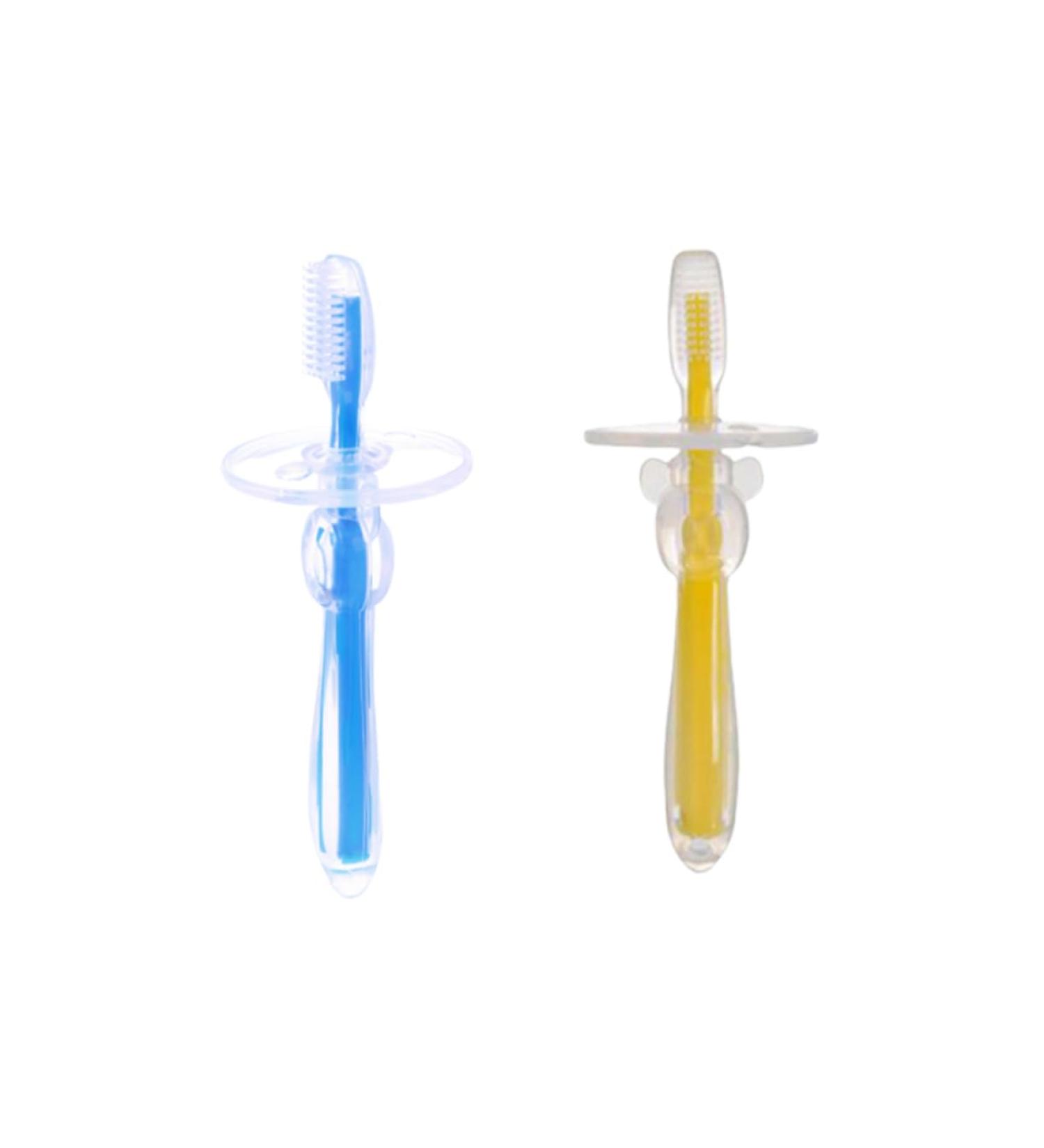 Kombiuda 2-Pack Children's Toothbrushes | Soft Bristles for Toddlers | Fun & Safe Toys for Milk Teeth Care - Buy Online on GoSupps.com