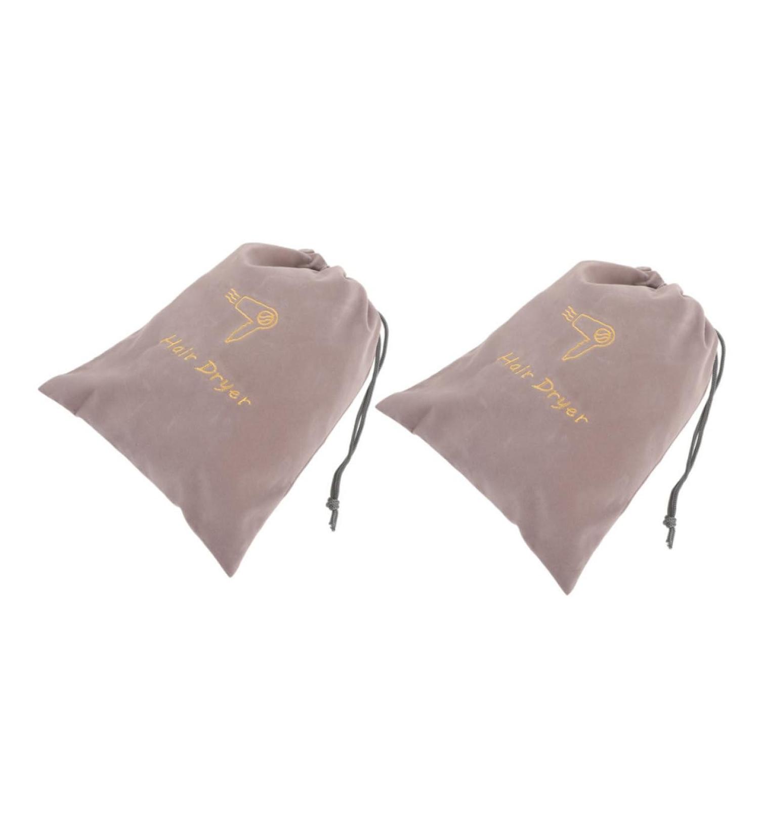 DRESSOOS 2pcs Velvet Bag Portable Hair Dryer Bag Portable Drawstring Bag Shoe Travel Bag Hair Dryer Retractable Cord Hair Dryer Bag Drawstring Blow Dryer Bag Hair Dryer Carrying Bags - Buy Online on GoSupps.com