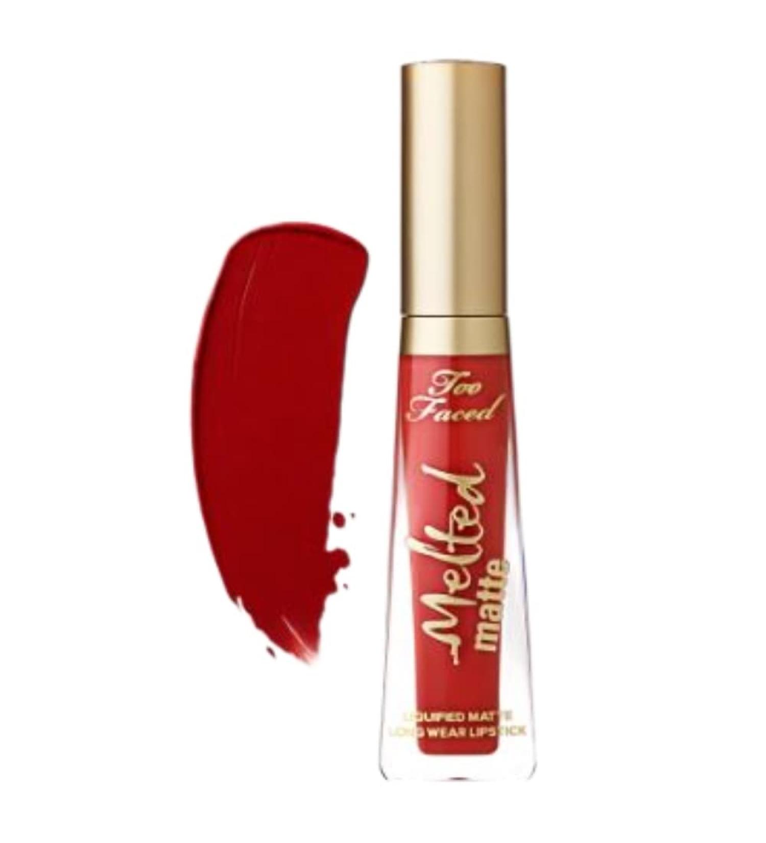 Too Faced Melted Matte Liquified Matte Long Wear Lipstick - Nasty Girl (Crimson Red)