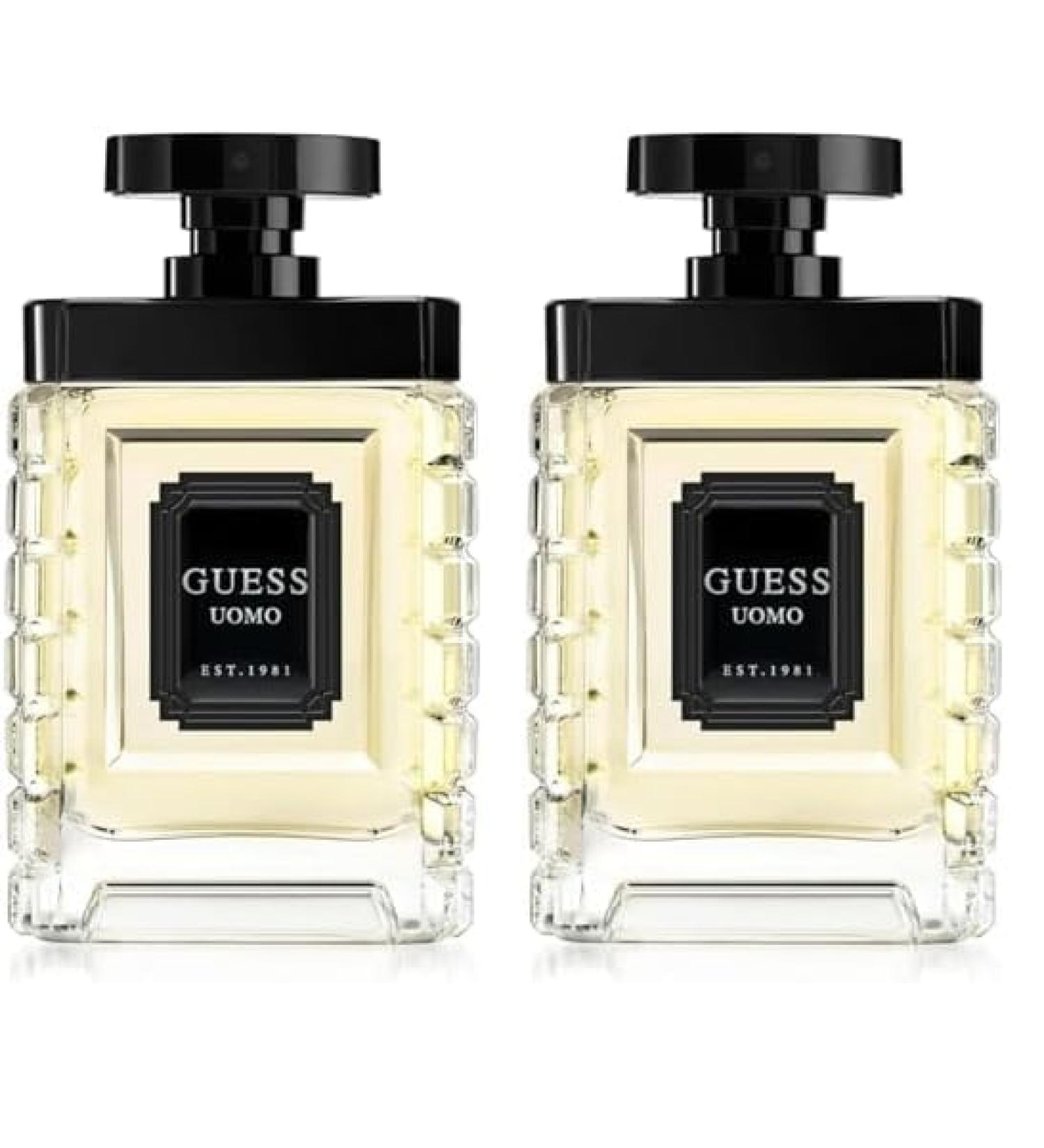 GUESS UOMO Eau de Toilette 3.4 Fl Oz (Pack of 2) Eau de Toilette 3.40 Fl Oz (Pack of 2) - Buy Online on GoSupps.com