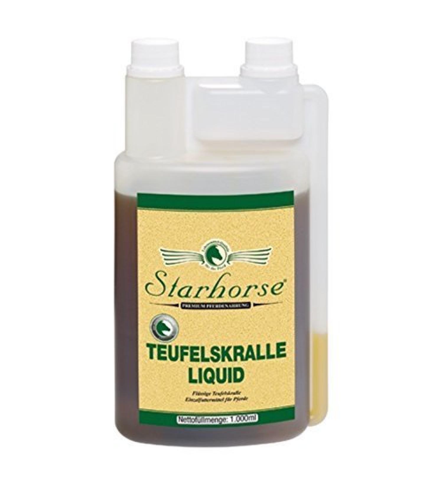 Starhorse Devil's Claw Liquid 1 L dosing bottle for horses musculoskeletal system