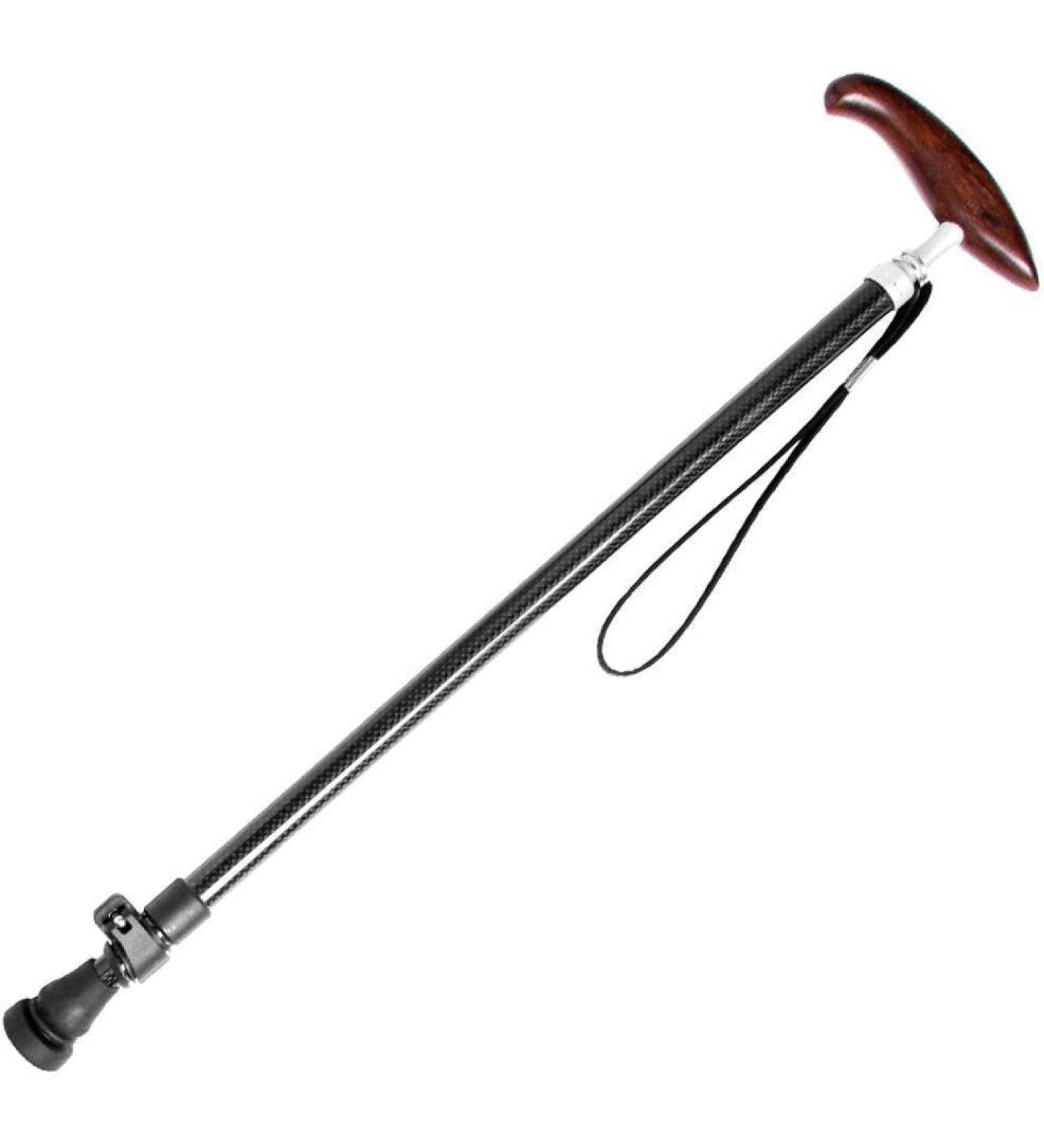 YDYORHHL Carbon Fiber Crutch Ultralight Elderly Stick Chicken Wings Wooden Handle Non-Slip Durable Gift Box Elderly Cane Crutches - Buy Online on GoSupps.com