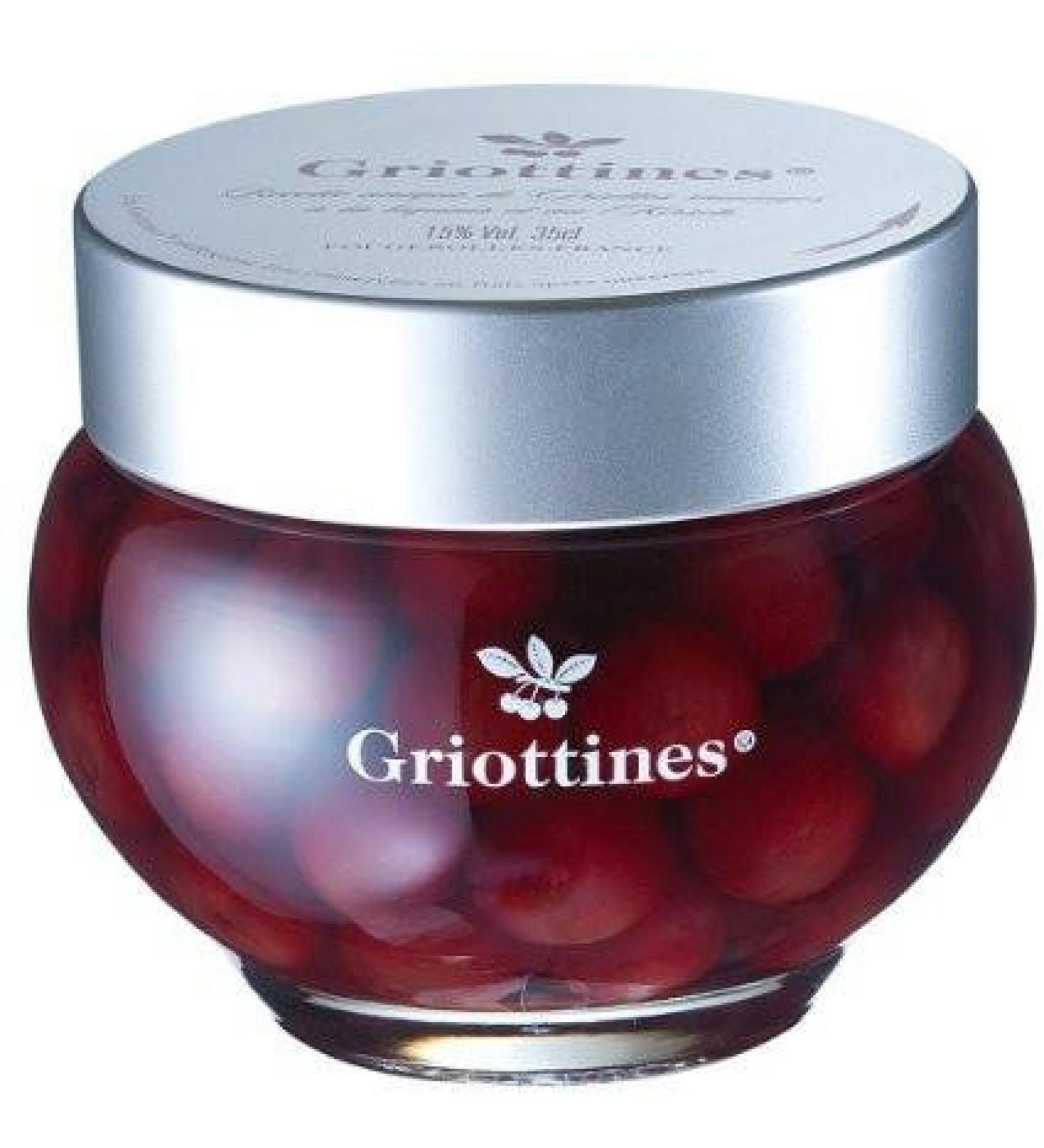French Morello Cherries (Griottines) Set of 2 Jars, 11.05 Ounces Each - Imported, Individually Wrapped - Buy Online on GoSupps.com