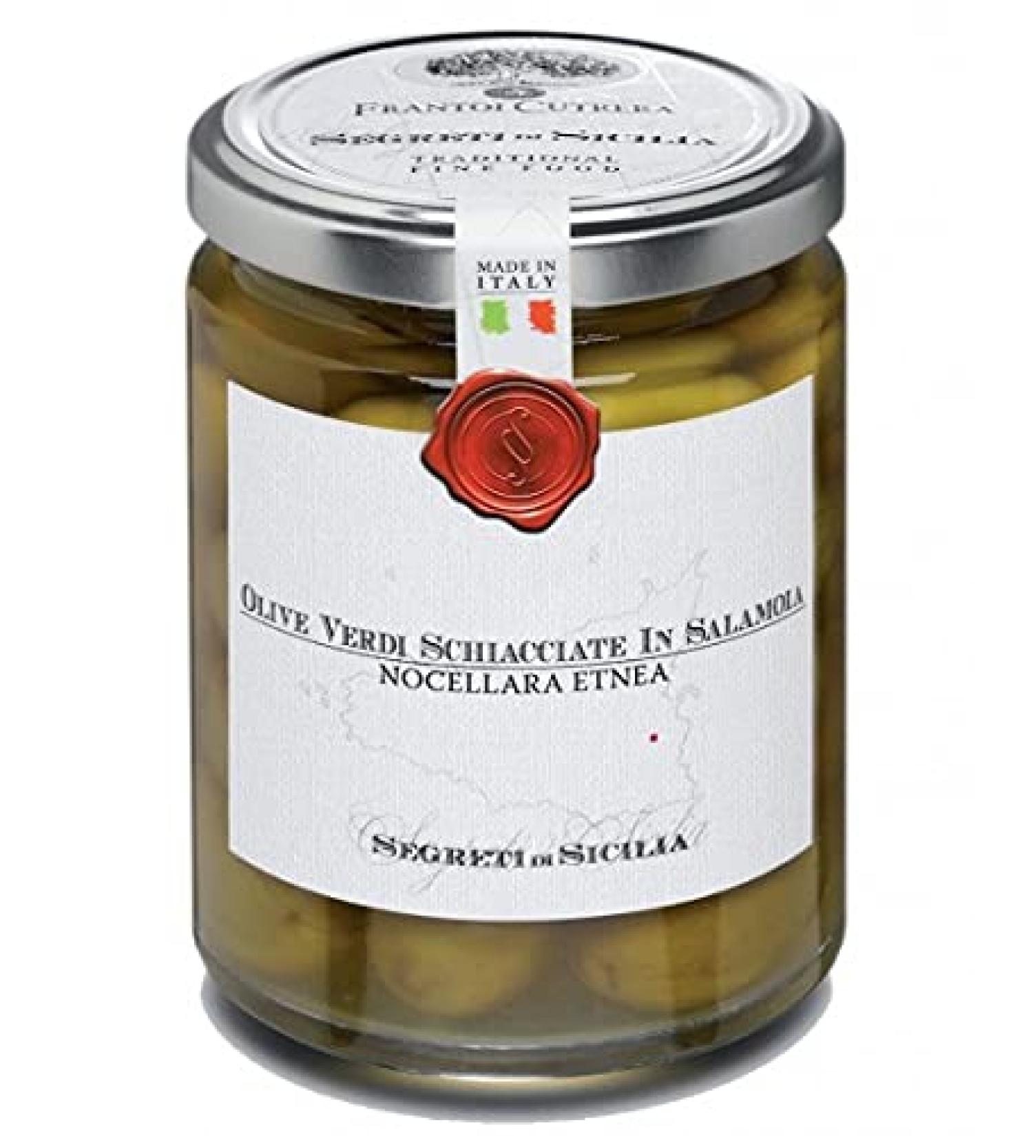 Nelson Sicily Crushed green olives in brine Noocellara de l'Etna 290 g by Nelson Sicily