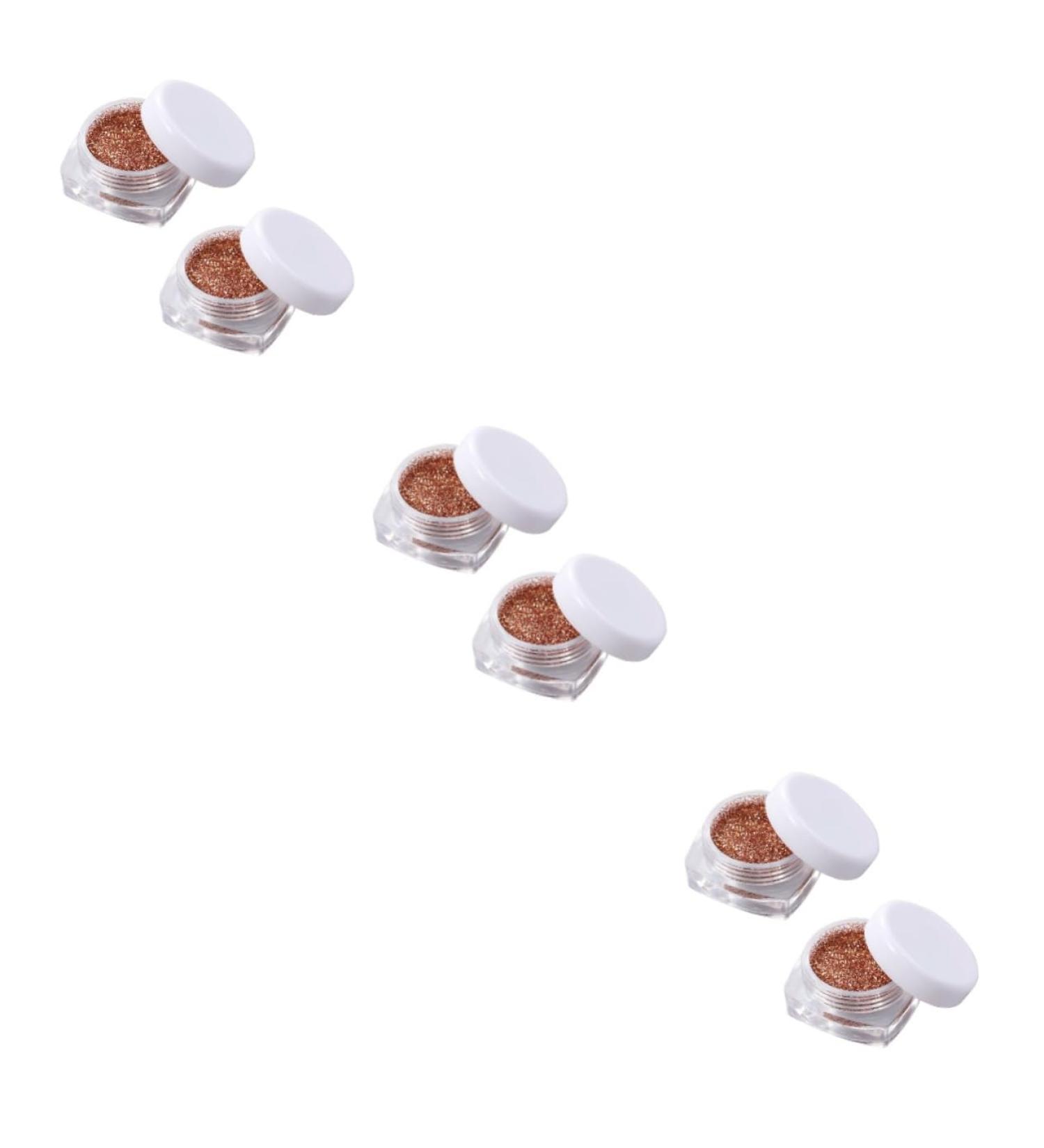 Balacoo 6 Pcs Loose Pigment Eyeshadow - Glitter Eyeshadow & Highlighter for Stunning Eye Makeup | International Shipping Available - Buy Online on GoSupps.com