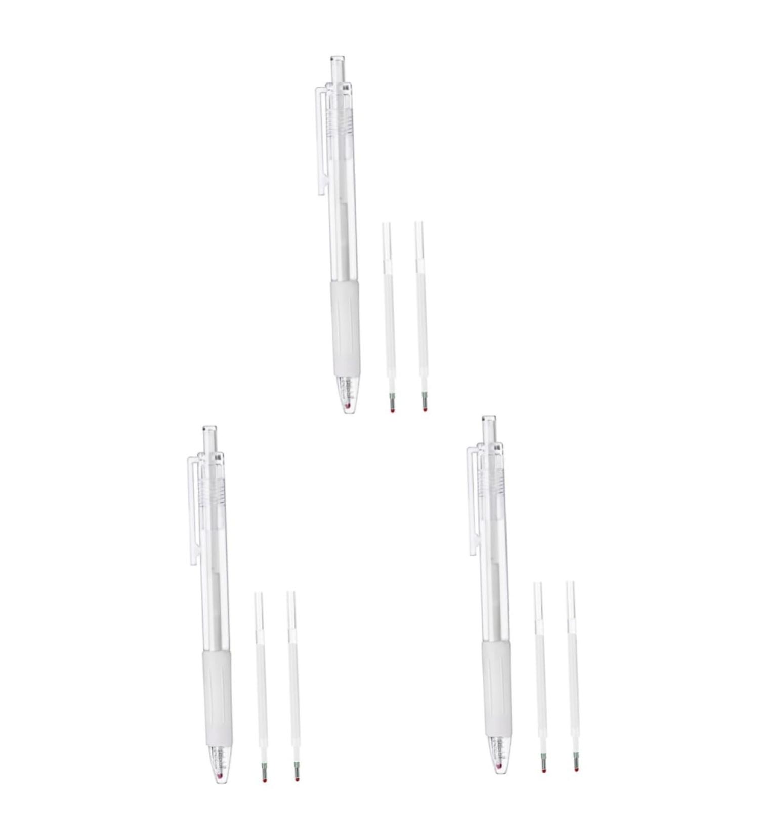 Beavorty 3 Sets Auxiliary Eyebrow Pencil Body Pen Marking Pen Using Pen Embroidered Eyebrow Pen White Plastic 14.00X1.40X1.40CMx3pcs Whitex3pcs - Buy Online on GoSupps.com