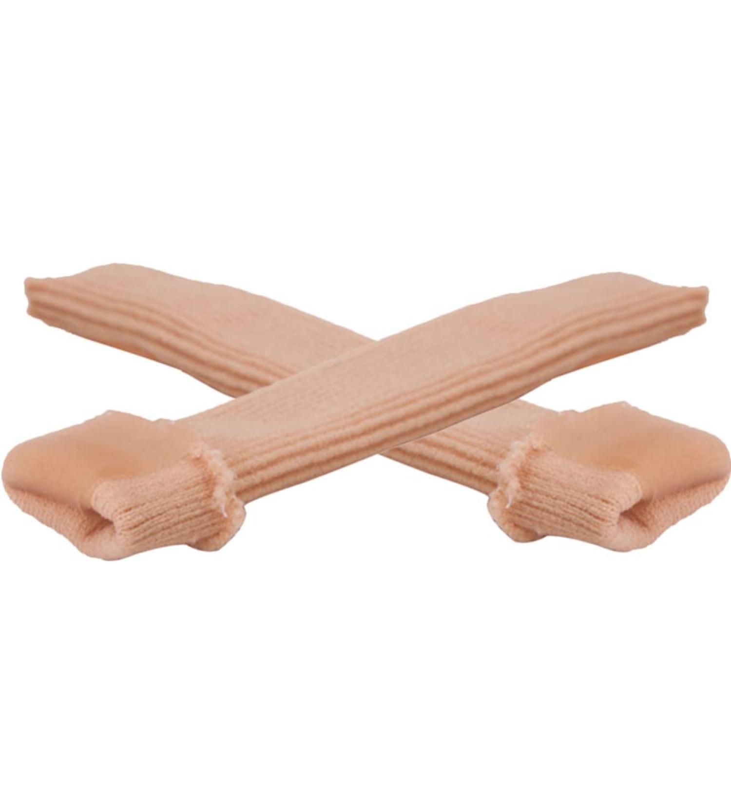 Healvian Toe Spacers & Tubes Sleeves 2Pcs - Elastic Fabric Lined Cushion Pad Protectors for Blisters & Calluses - Blister Bandaids 20X2.5CM - Buy Online on GoSupps.com