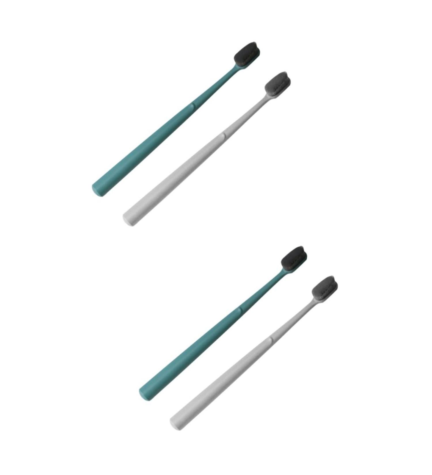 Frcolor 4-Piece Children & Adult Tooth Cleaning Set | Travel Toothbrushes for Kids | Oral Hygiene Tools | Safe & Effective Nylon Toothbrushes - Buy Online on GoSupps.com